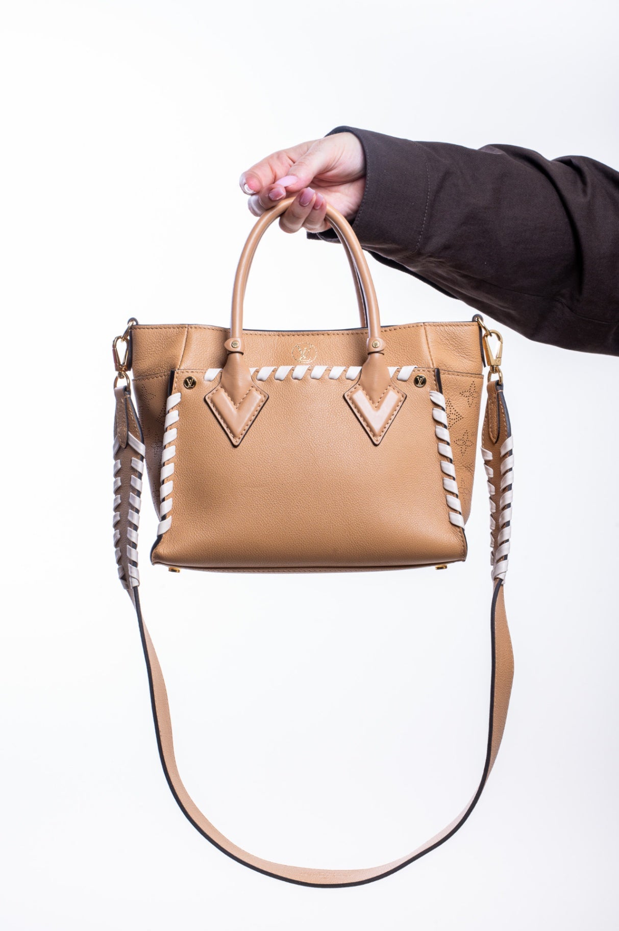 Arizona Brown Mahina Braided On My Side PM Bag