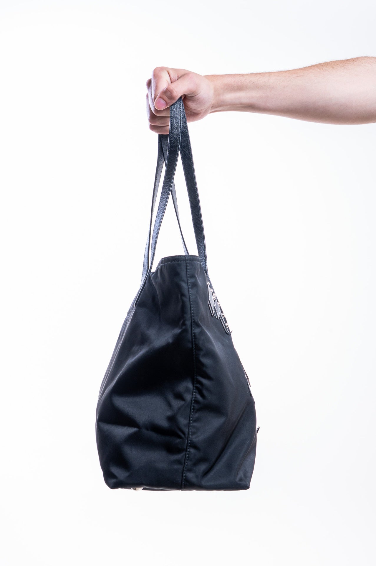 Black Tessuto Robot Tote