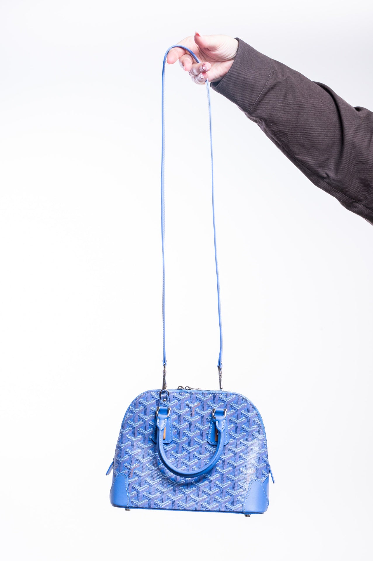 Sky Blue Mini Goyardine Vendome Bag