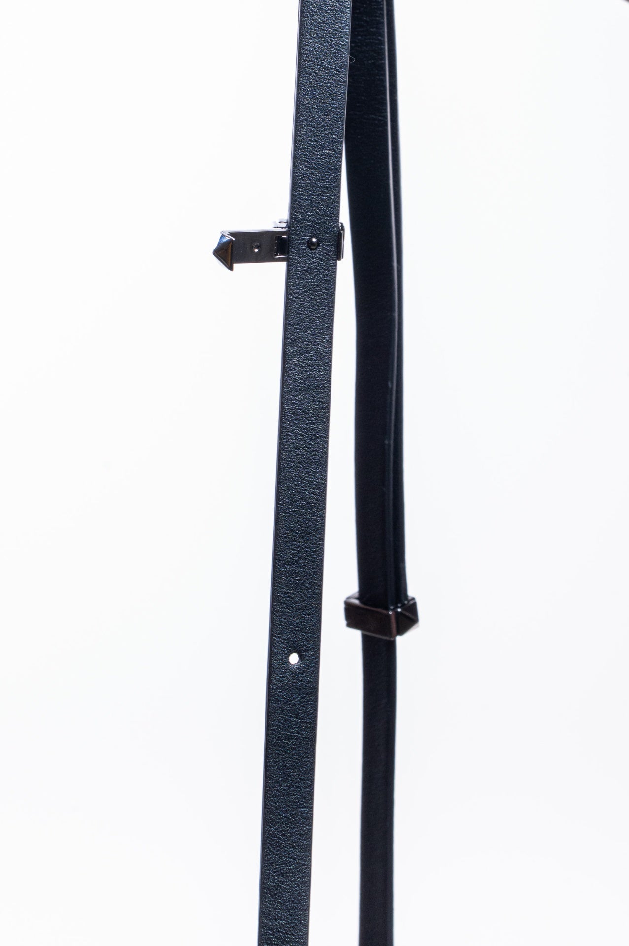 Black and White Small Rockstud23 Shoulder Bag