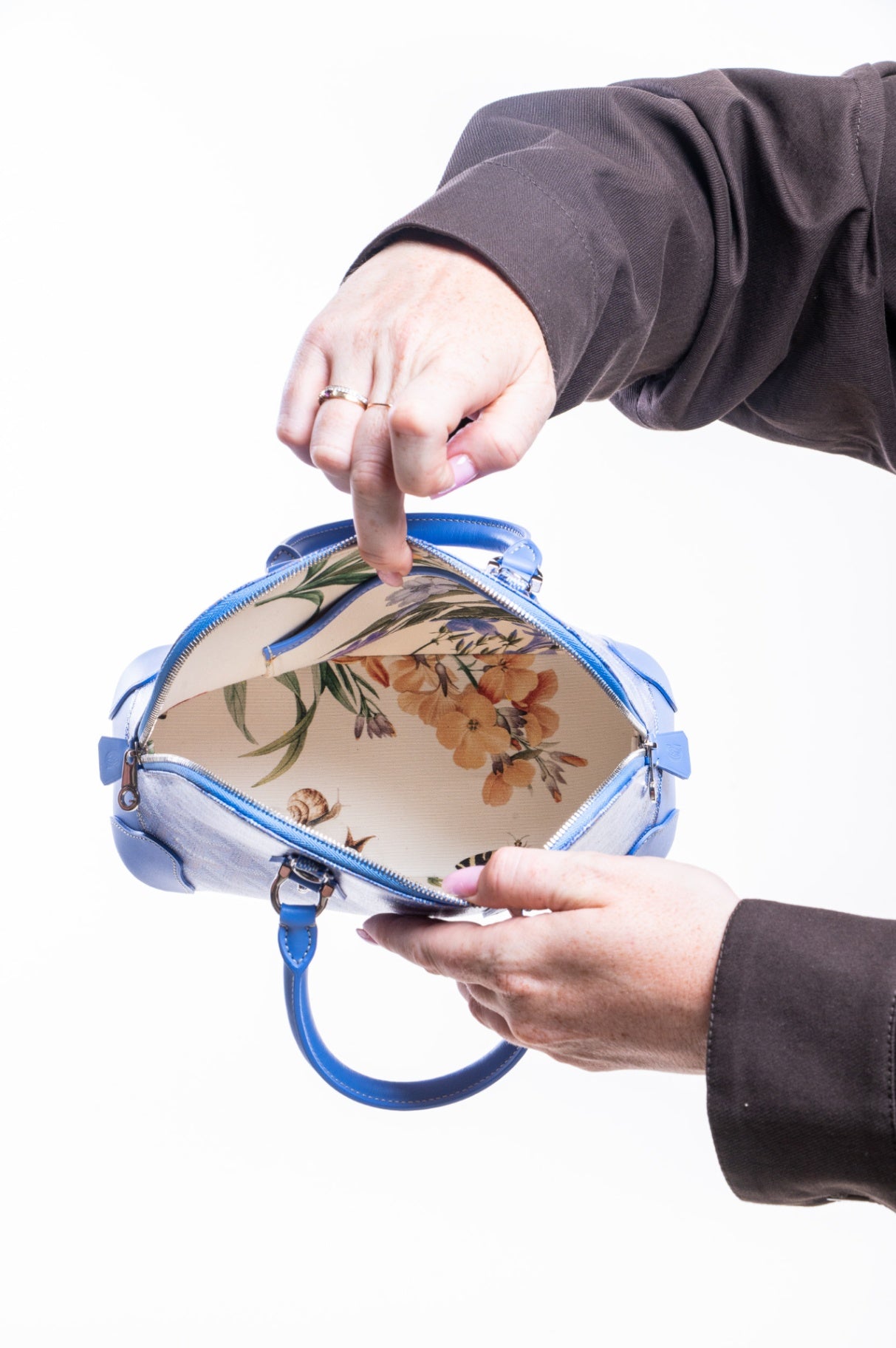 Sky Blue Mini Goyardine Vendome Bag