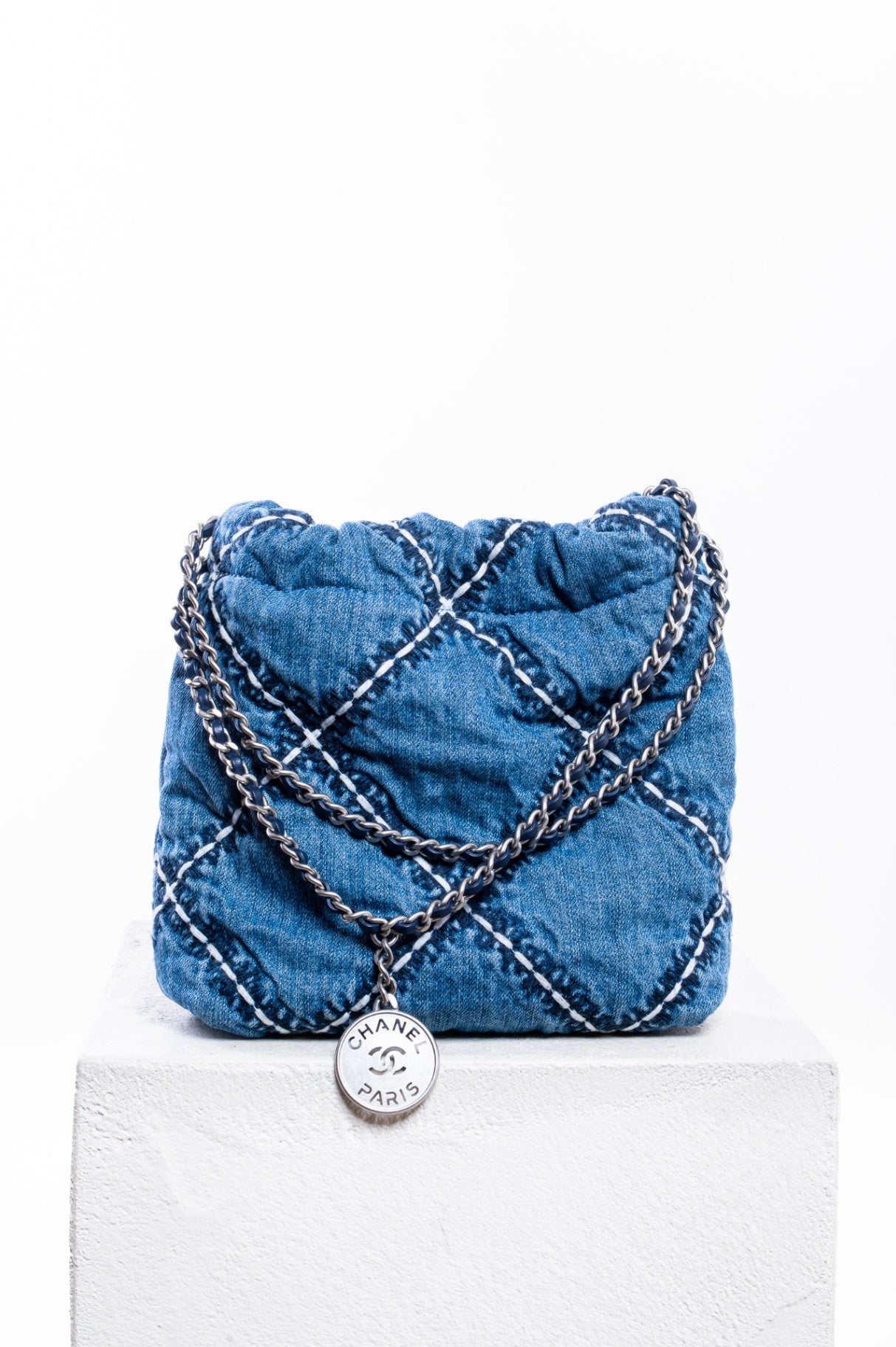 Blue Denim Mini 22 Bag