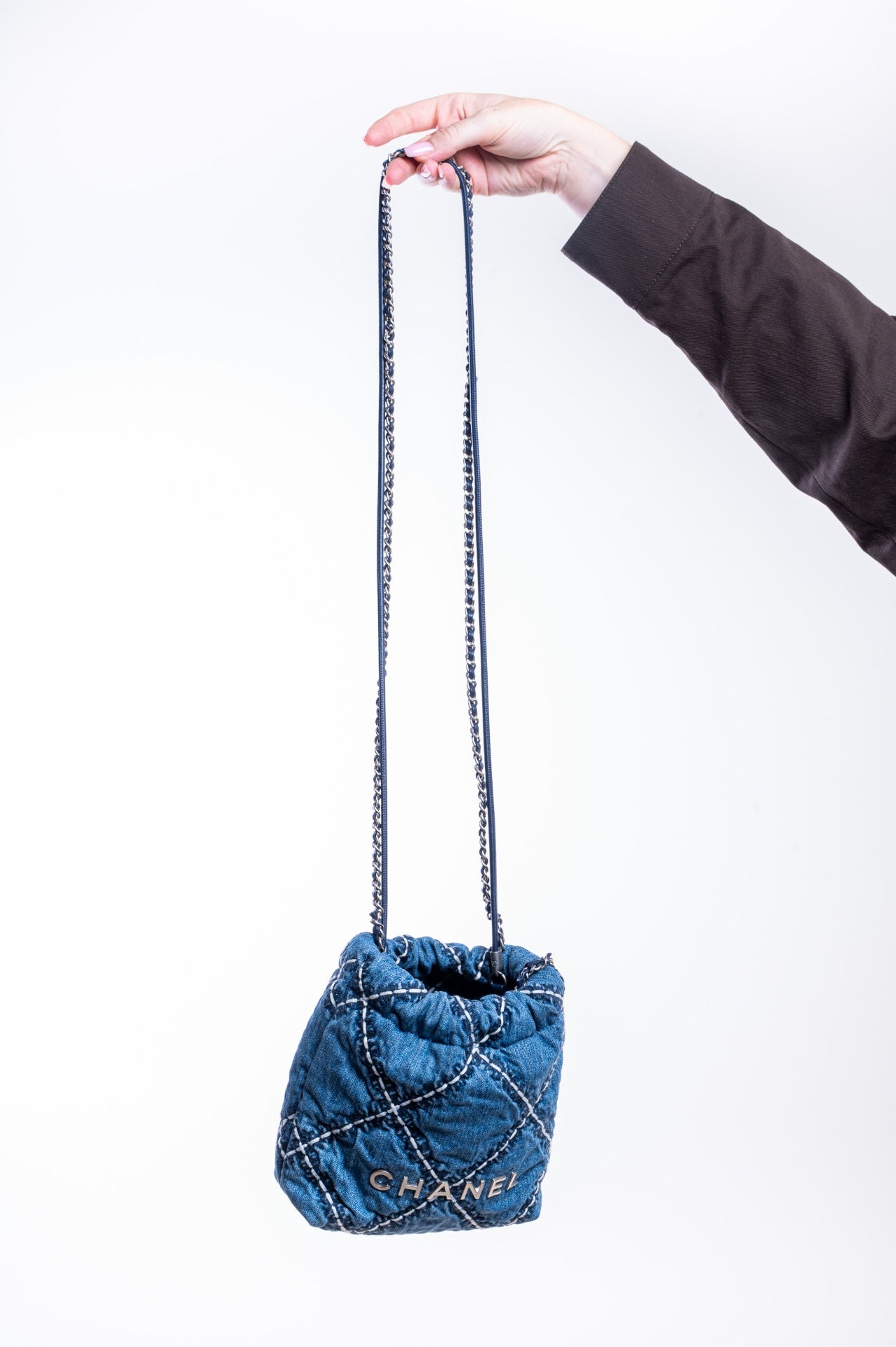 Blue Denim Mini 22 Bag