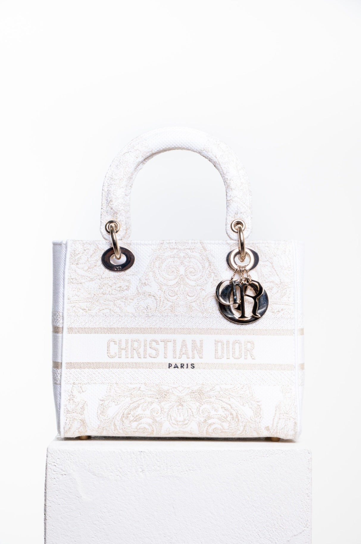 Light Gold/Cream Lady D-Lite bag