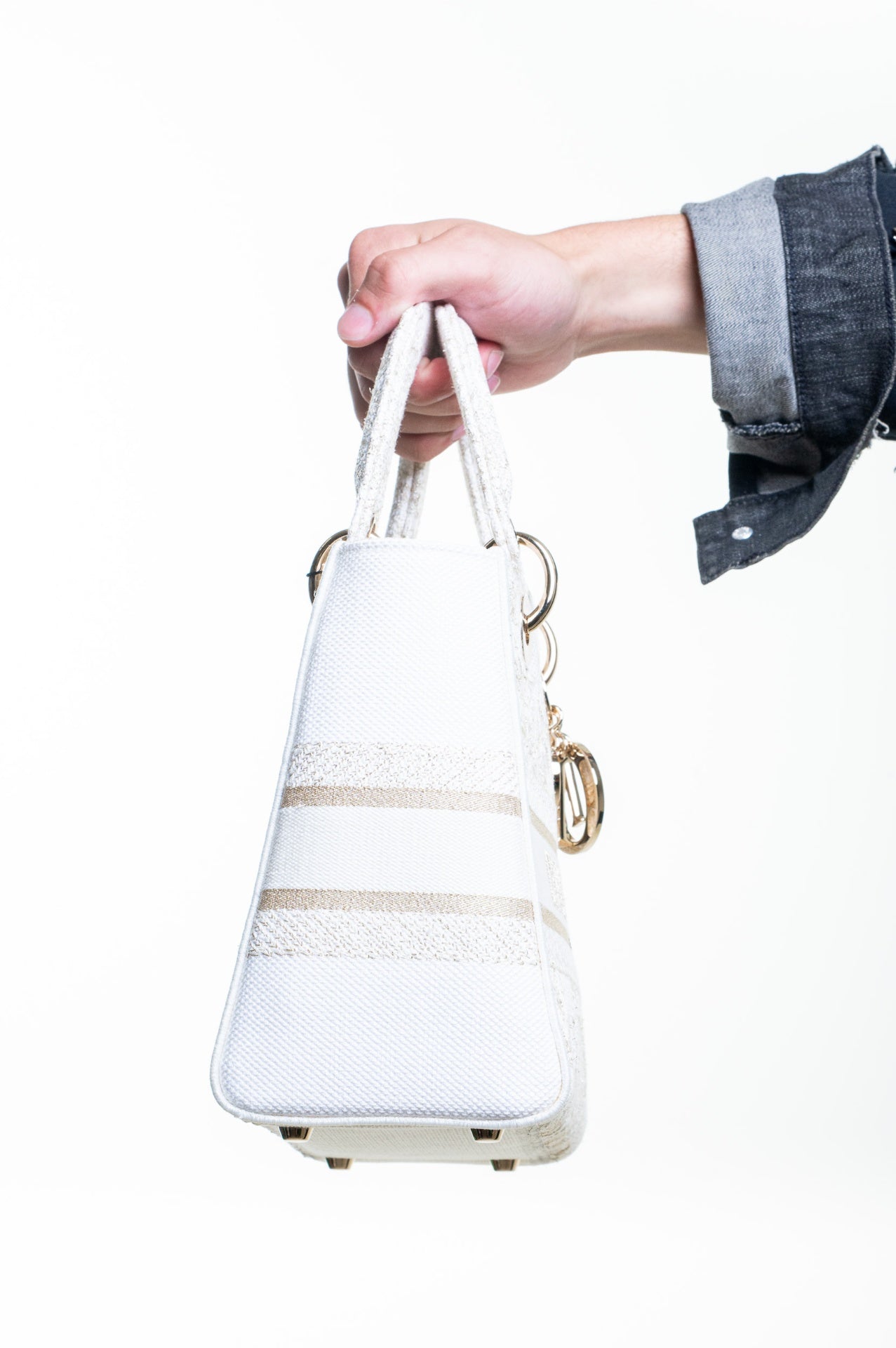 Light Gold/Cream Lady D-Lite bag