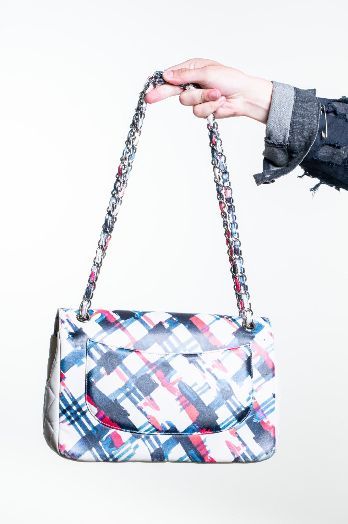Multicolour Airlines Classic Medium Double Flap Bag