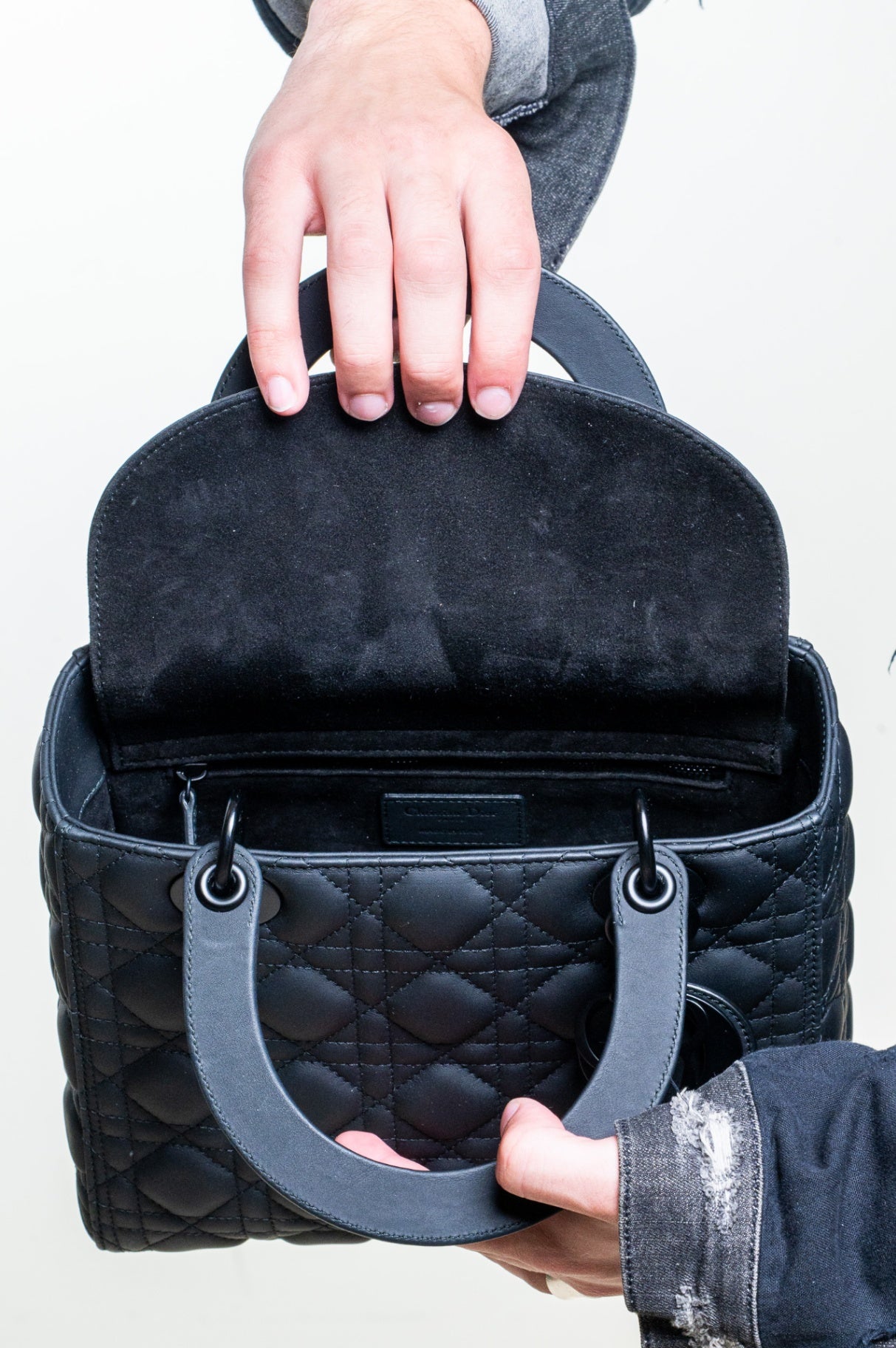 Black Medium Lady Dior