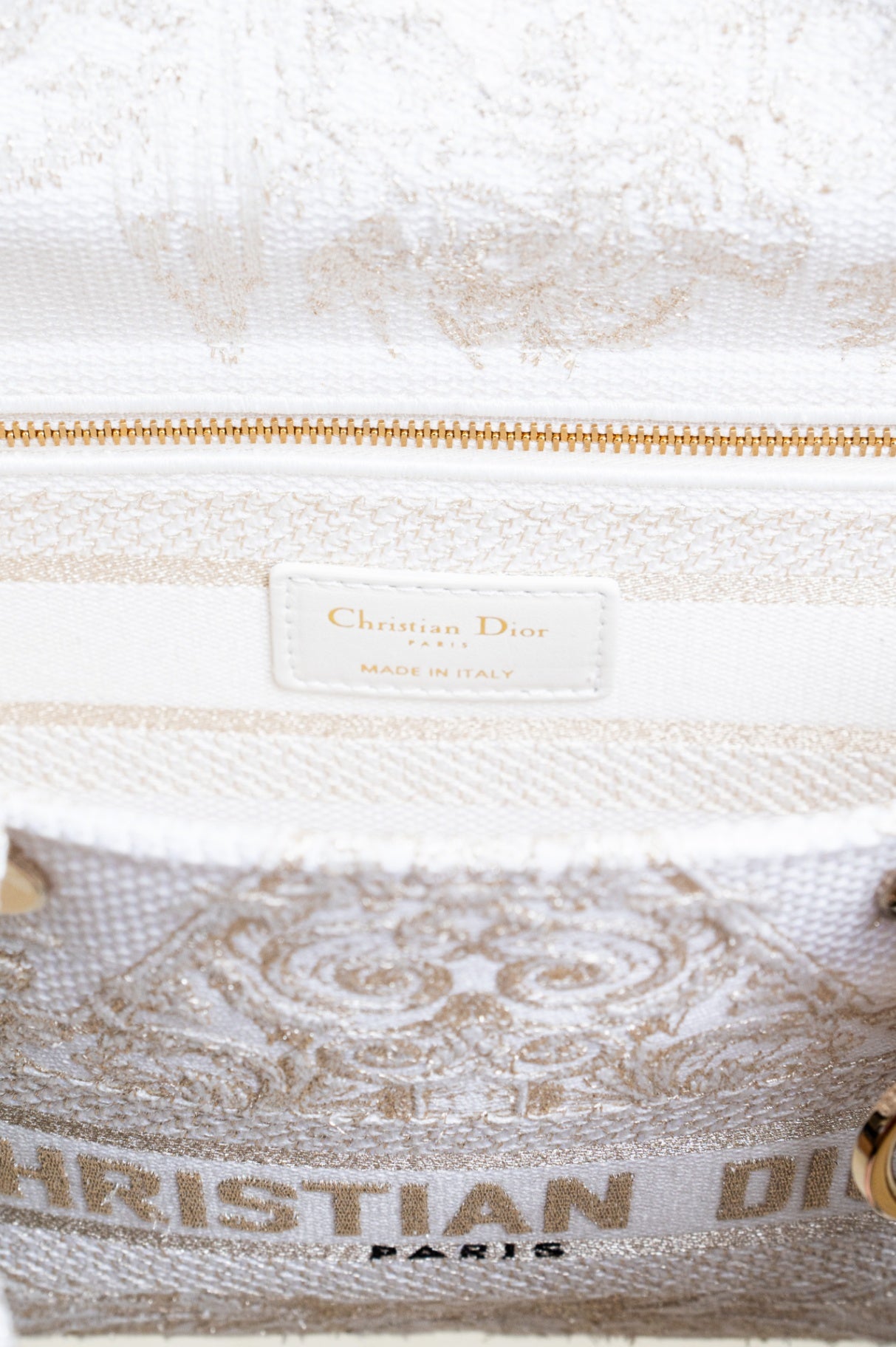 Light Gold/Cream Lady D-Lite bag