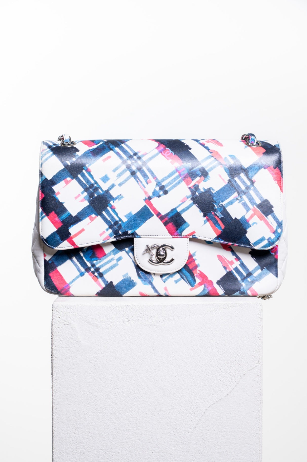 Multicolour Airlines Classic Medium Double Flap Bag