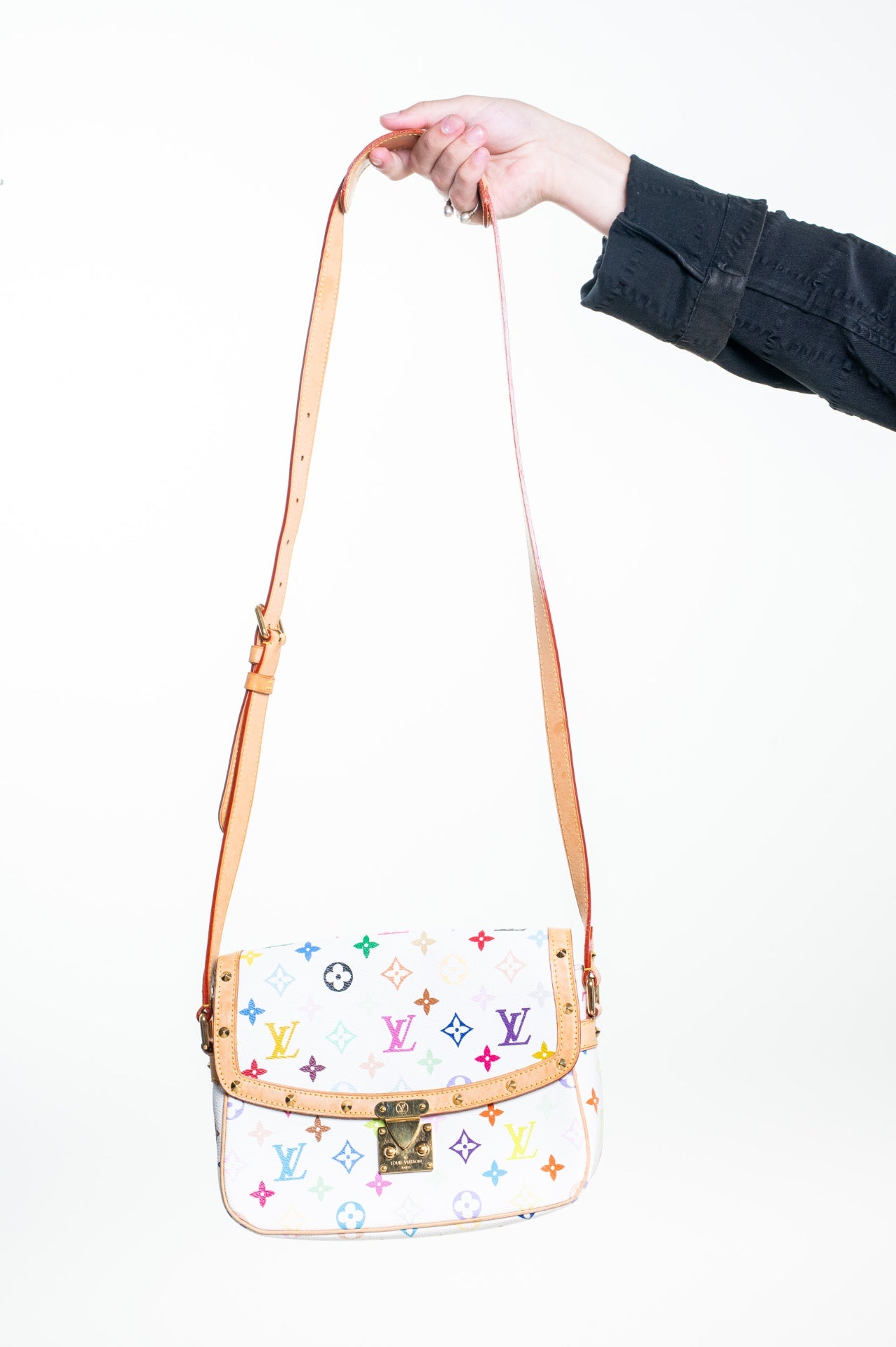 Louis Vuitton x Takashi Murakami Multicolour Sologne Bag