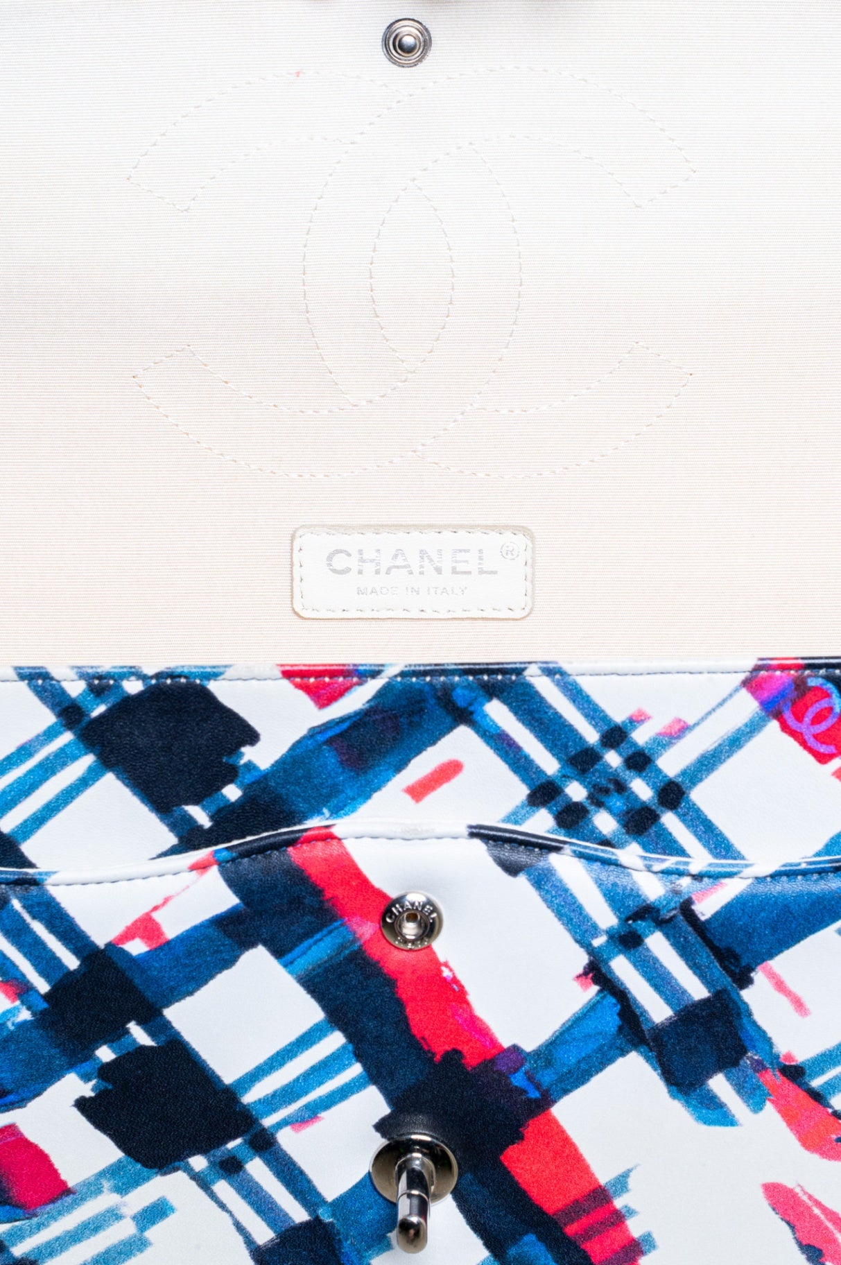 Multicolour Airlines Classic Medium Double Flap Bag