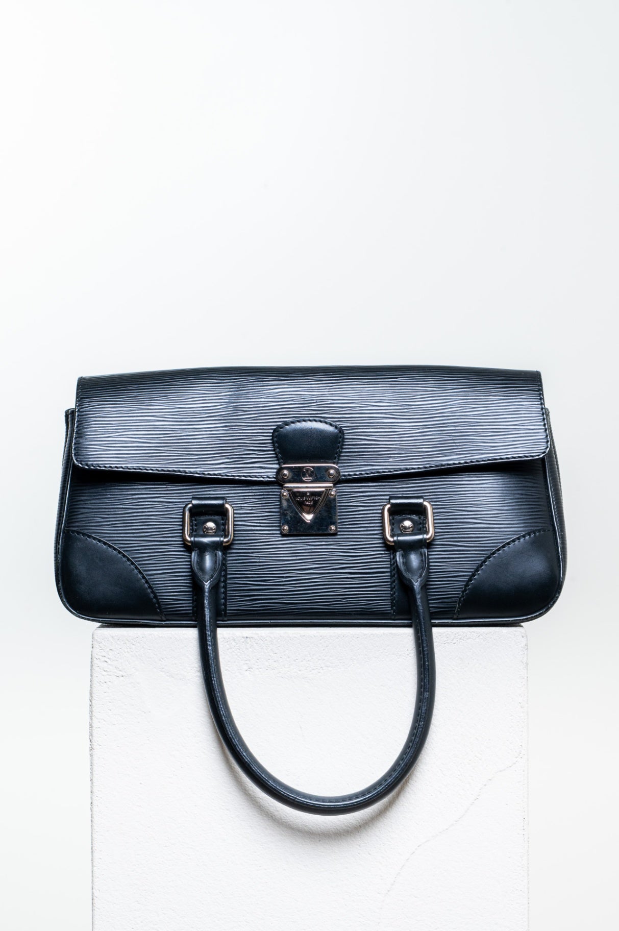 Black Epi Leather Segur PM Handbag
