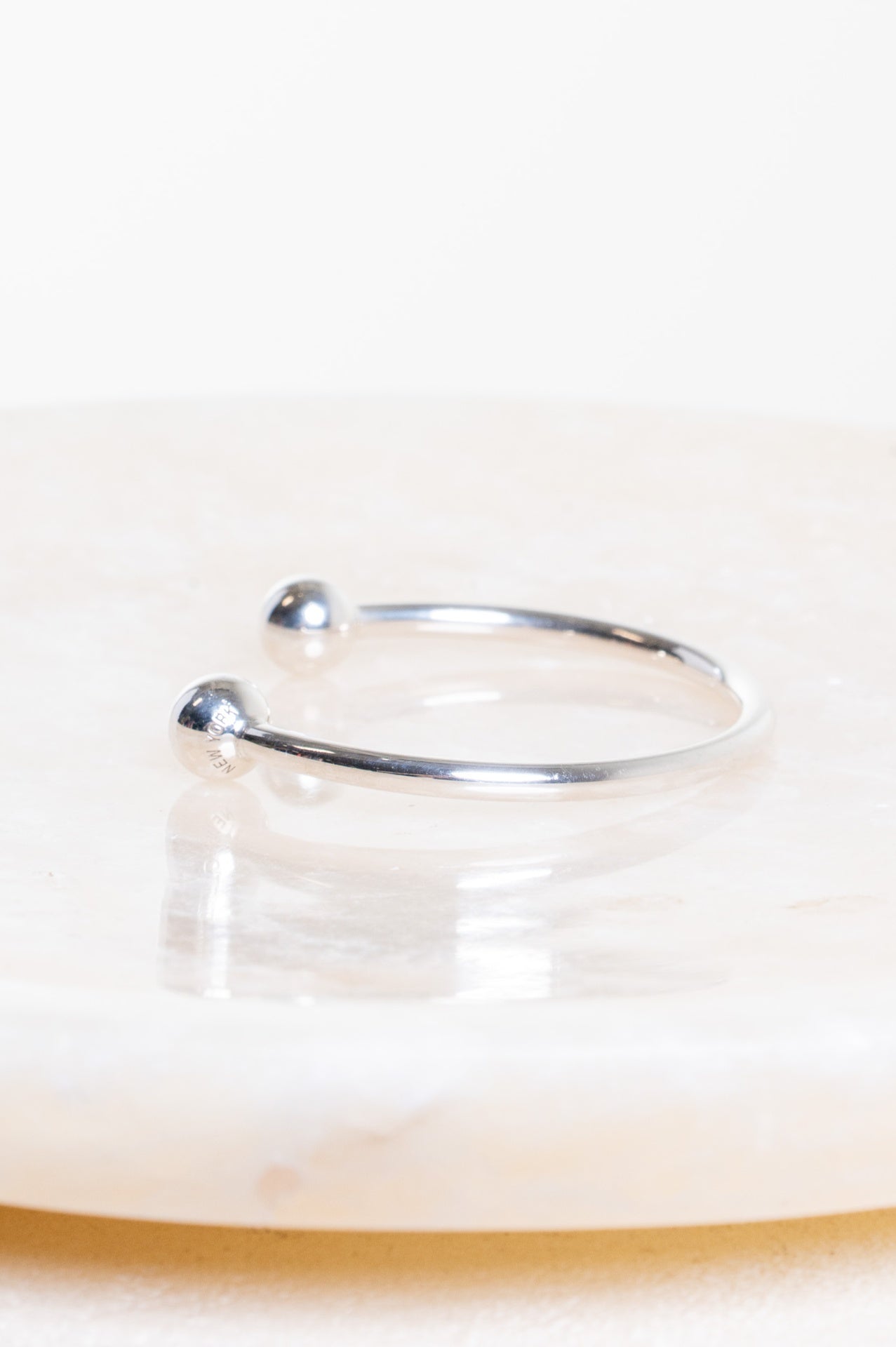 Silver HardWear Ball Wire Bracelet