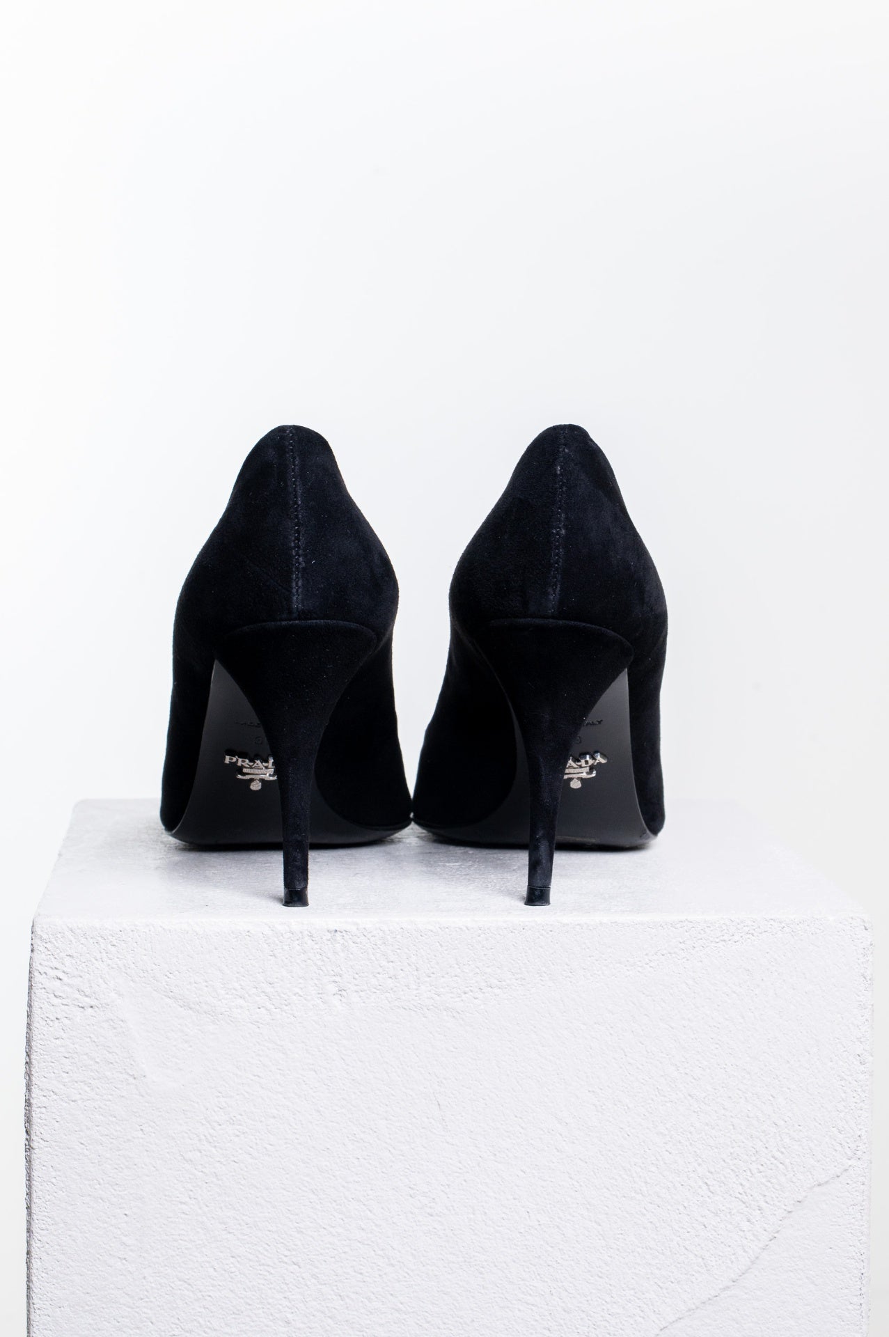 Black Crystal Buckle Pointed Toe Pump