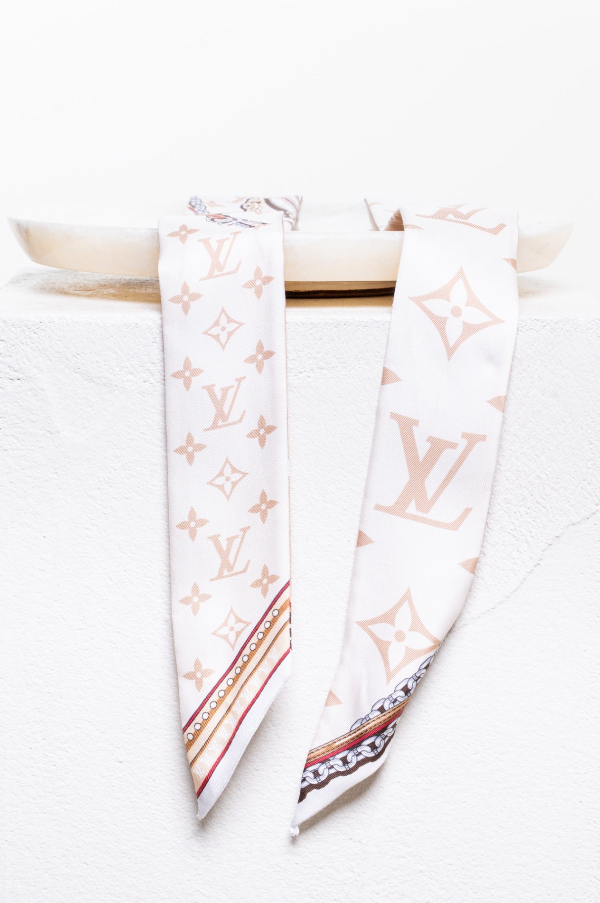 Monogram & Chainlink Bandeau