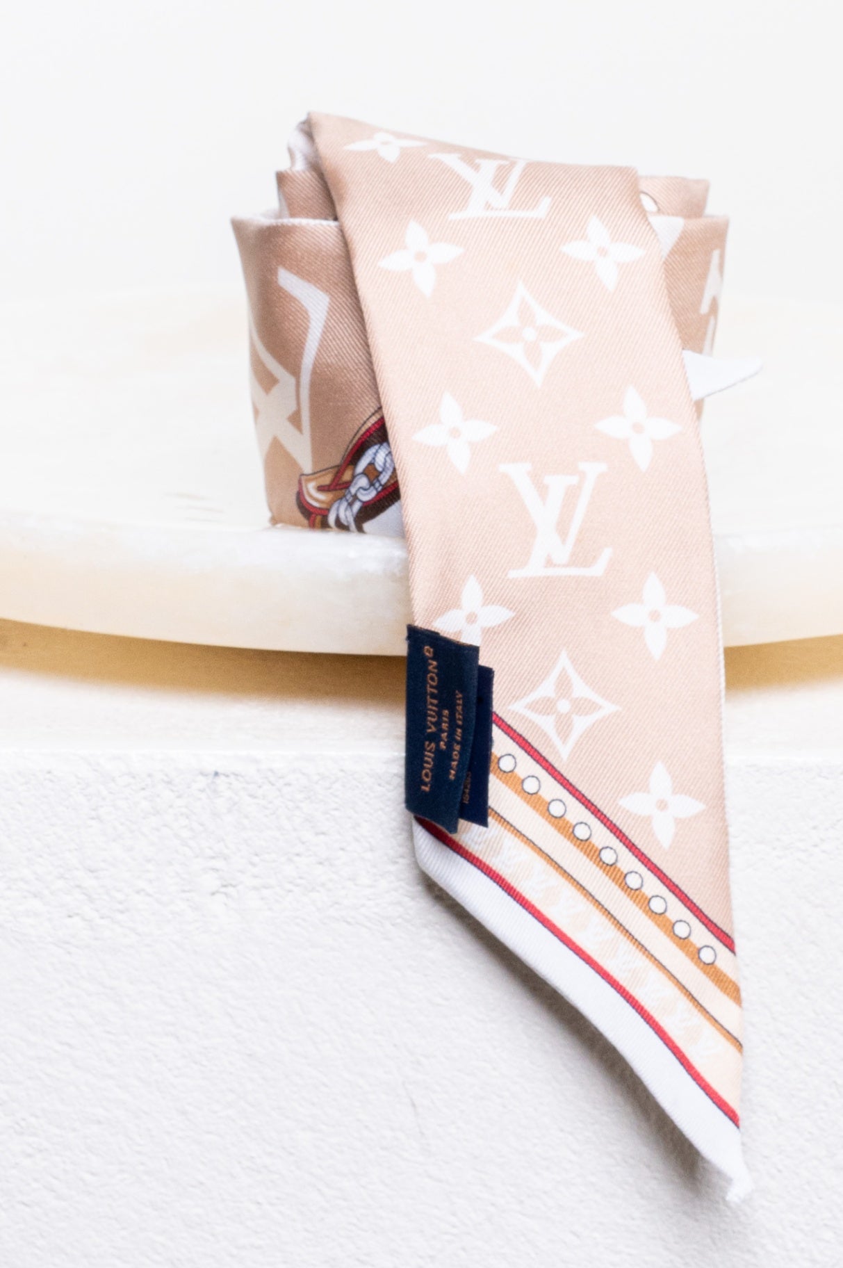 Monogram & Chainlink Bandeau