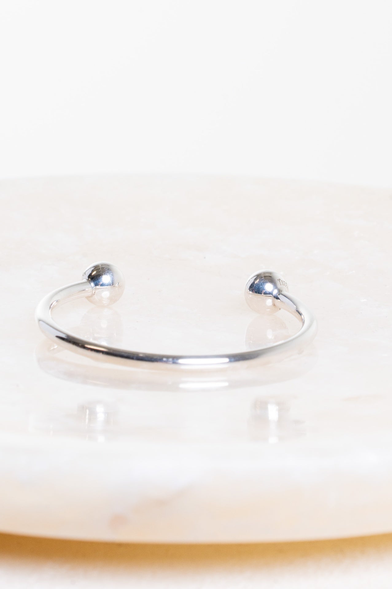 Silver HardWear Ball Wire Bracelet