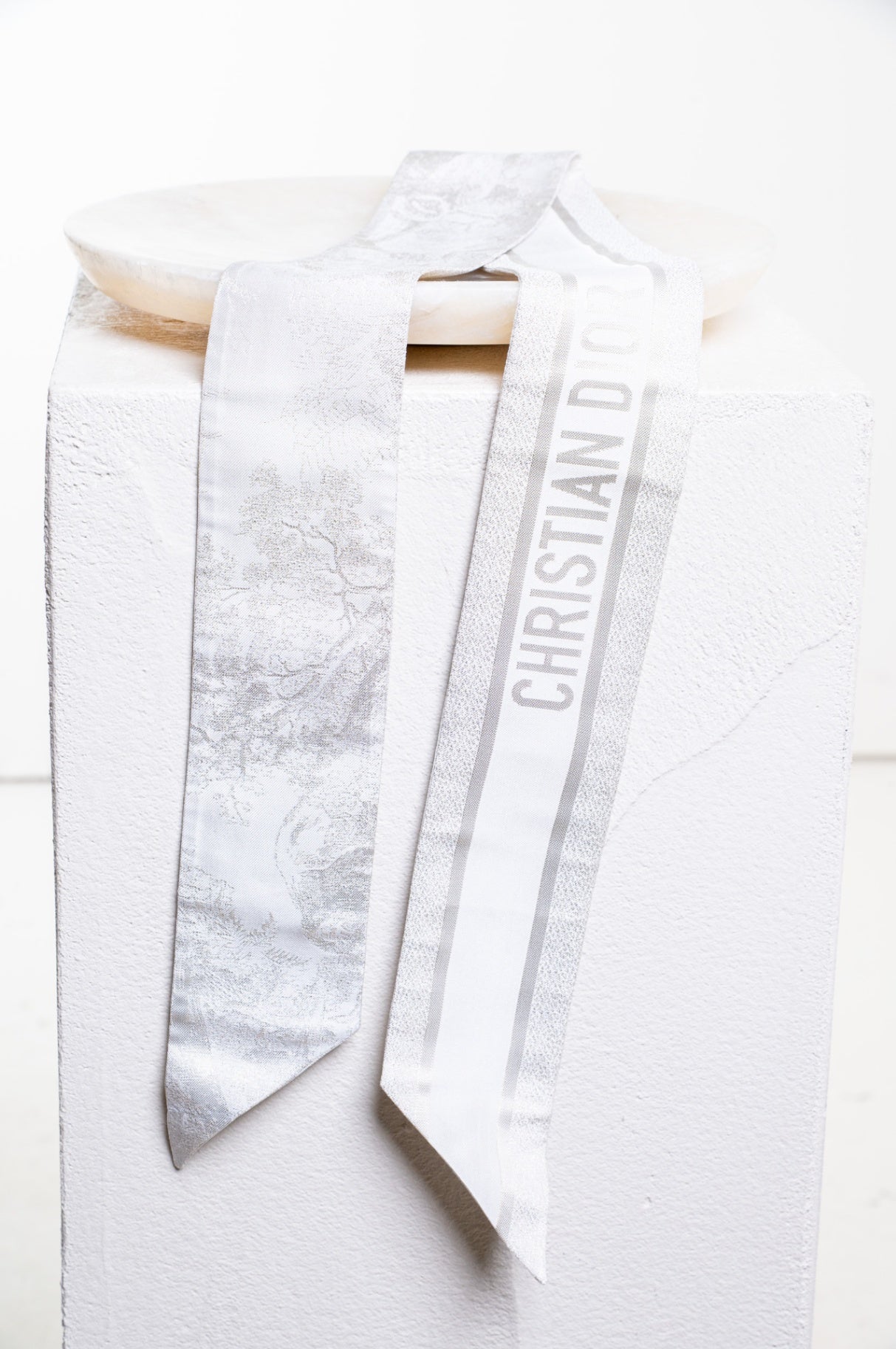 Gold/Ivory Toile de Jouy Sauvage Mitzah Scarf