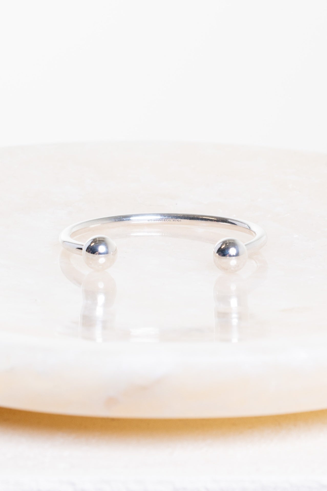Silver HardWear Ball Wire Bracelet