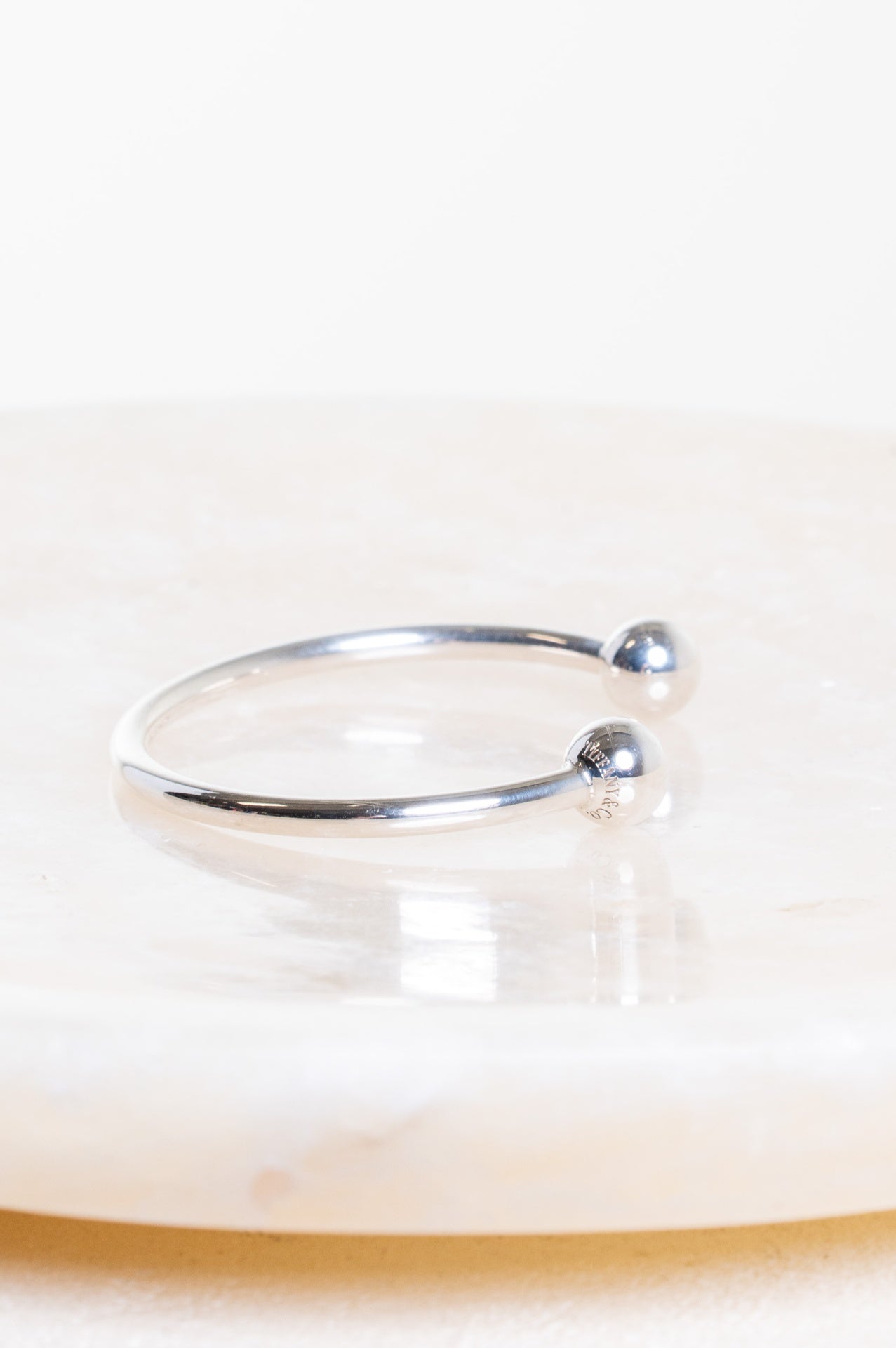 Silver HardWear Ball Wire Bracelet