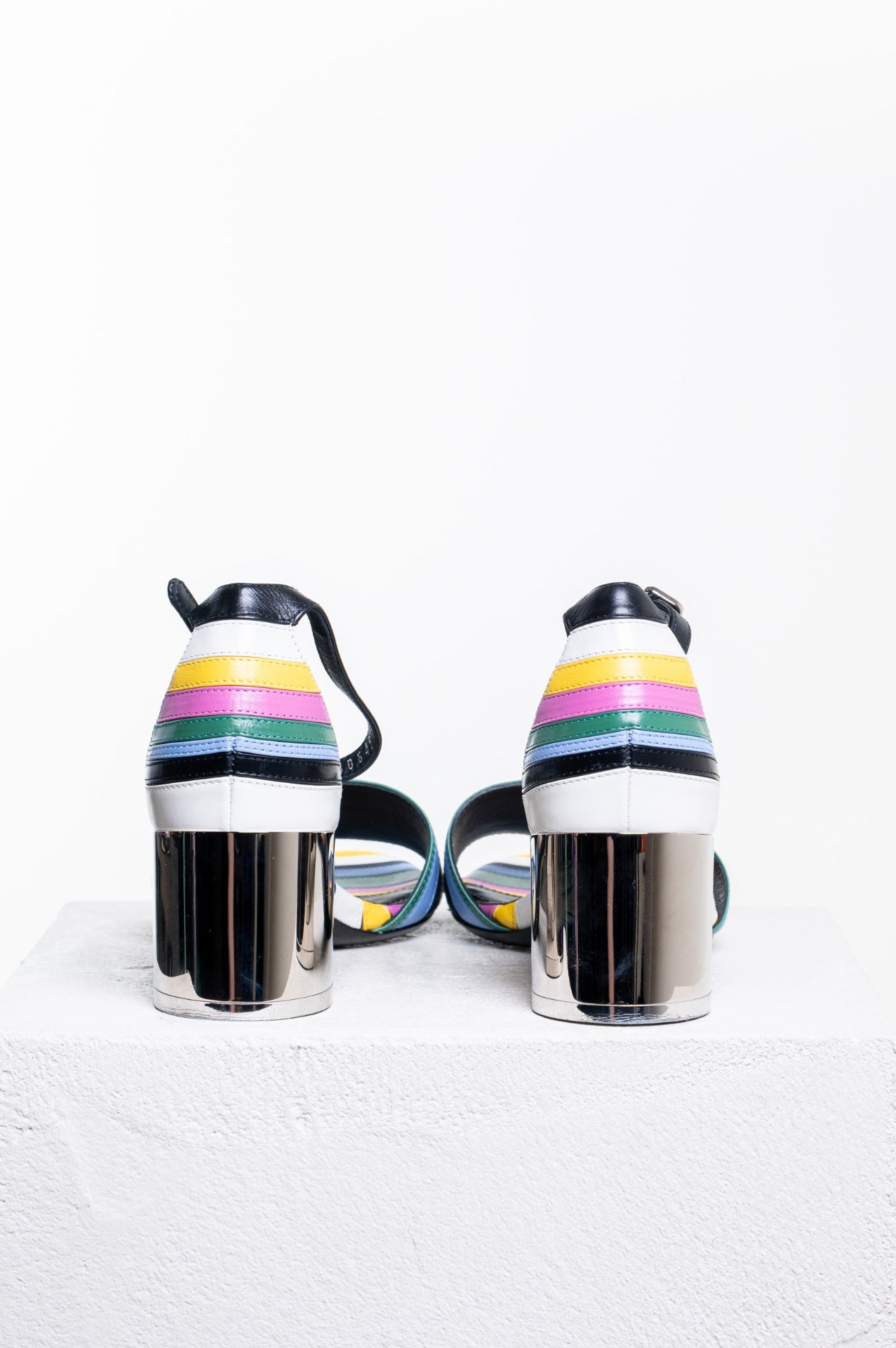 Multicolor Leather Sandals