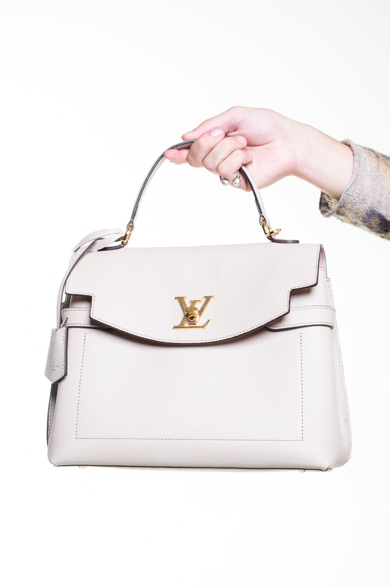 Greige LockMe Ever MM Bag