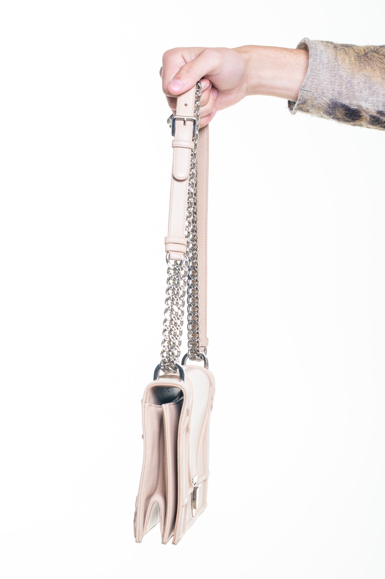 Beige Diorama Flap Bag