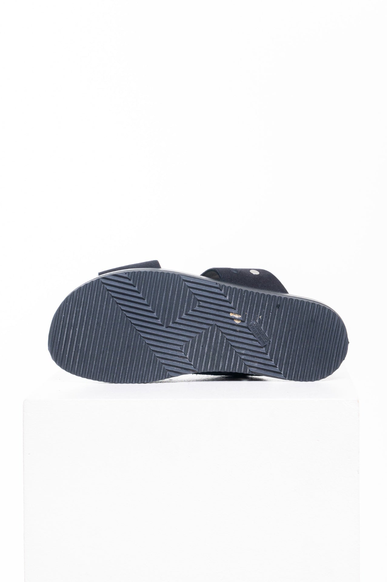 Black Oye Leather Sandals