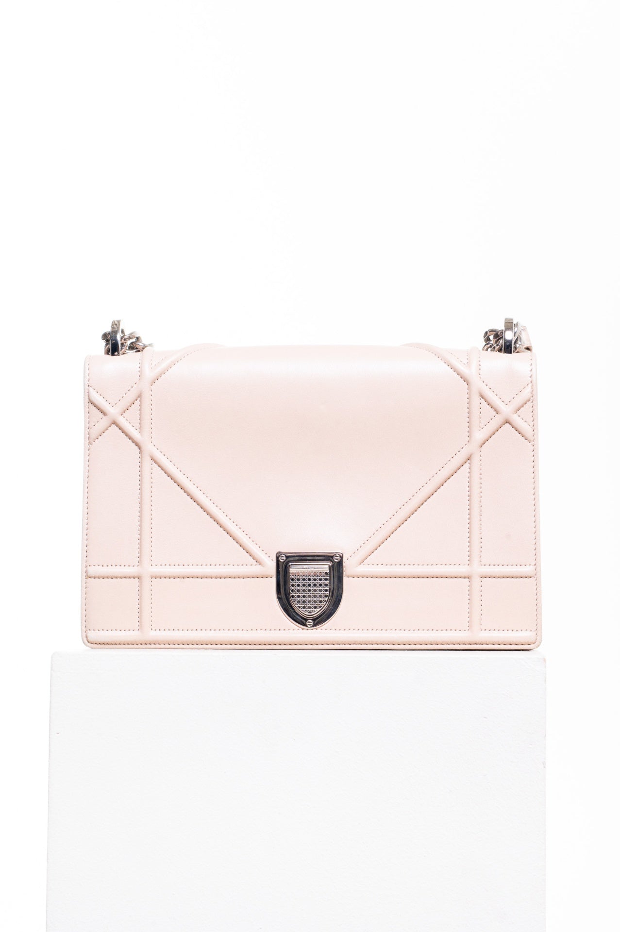 Beige Diorama Flap Bag