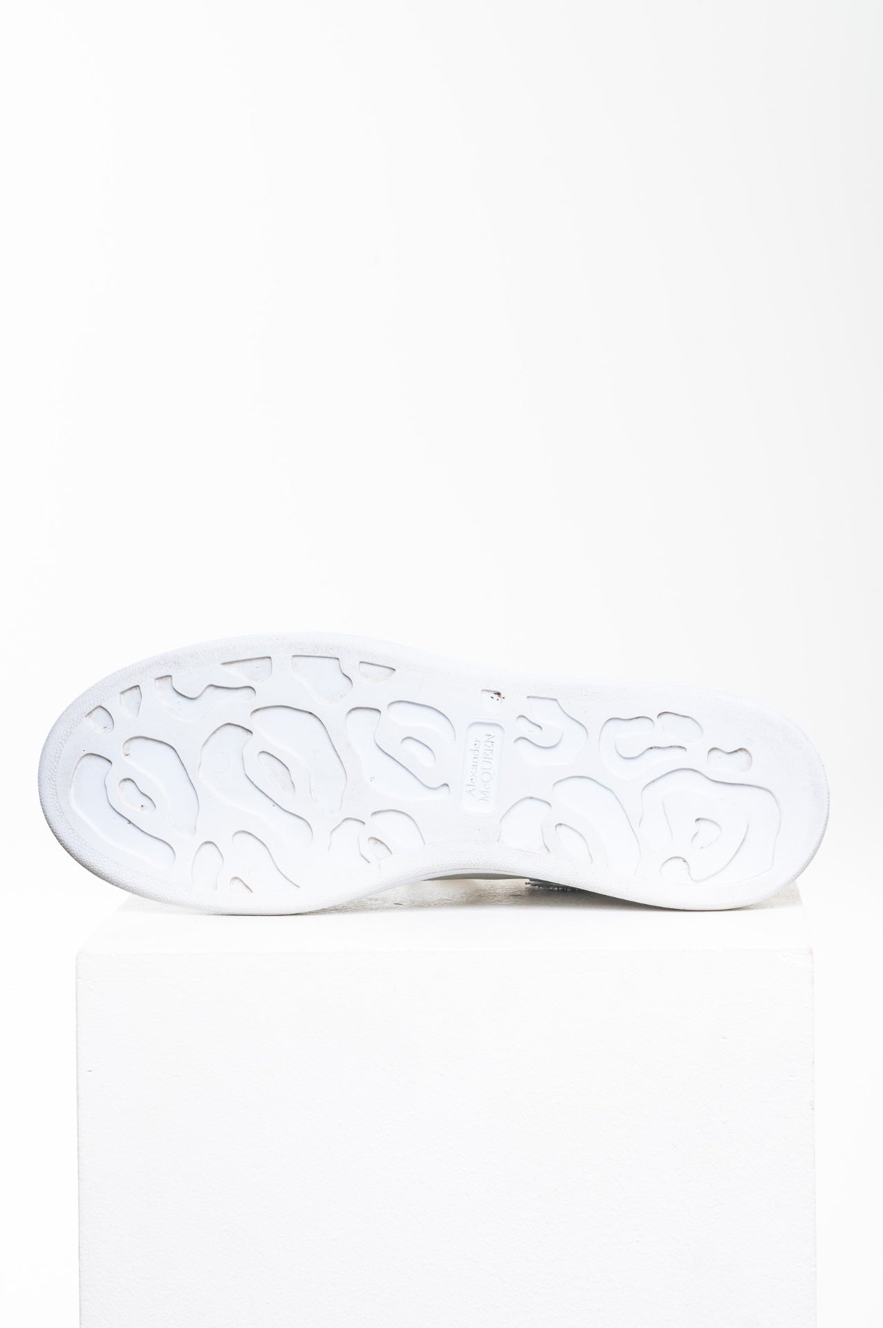 White Chunky Glitter Heel Sneaker