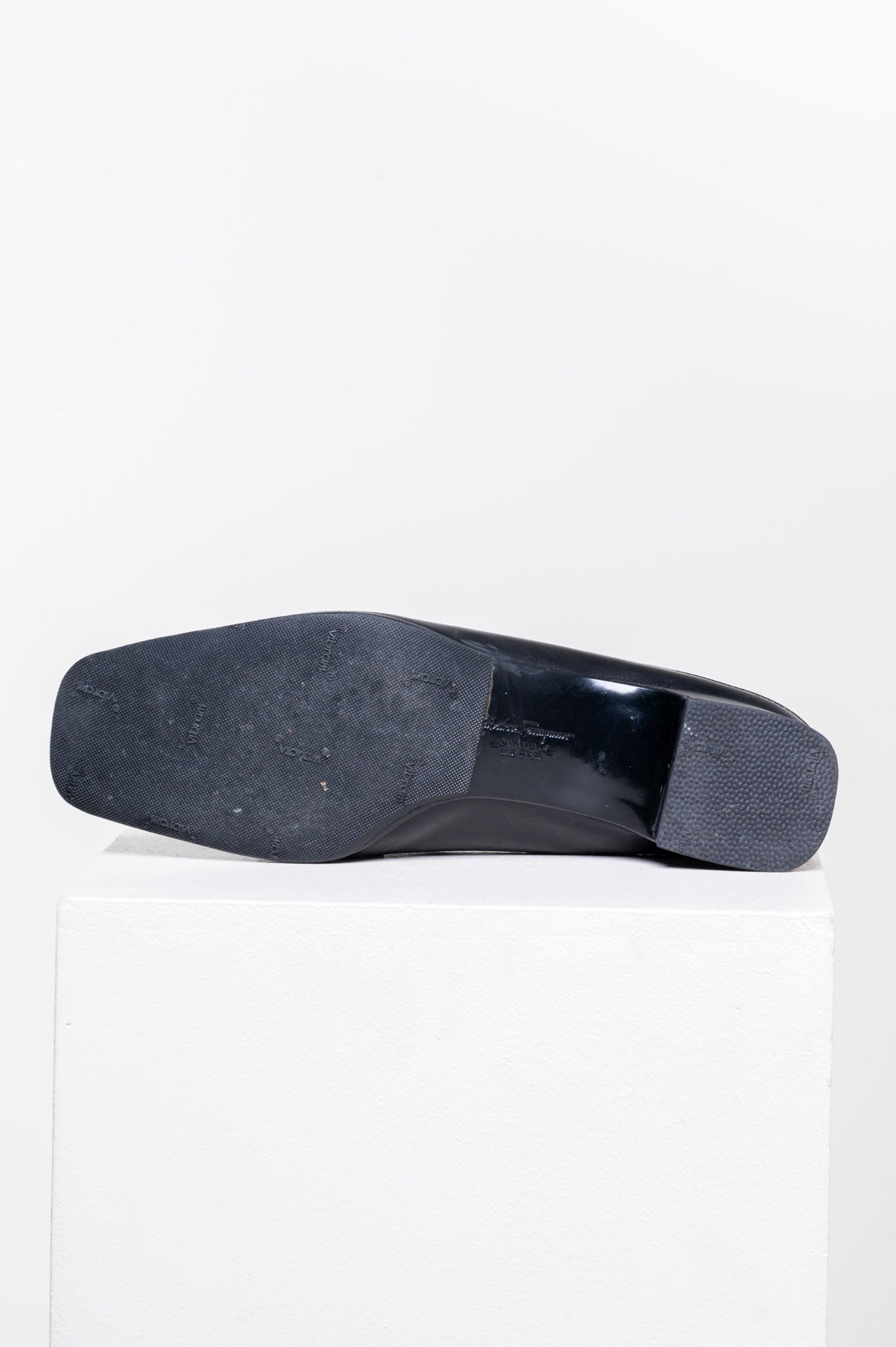 Vintage Black Mule Loafer