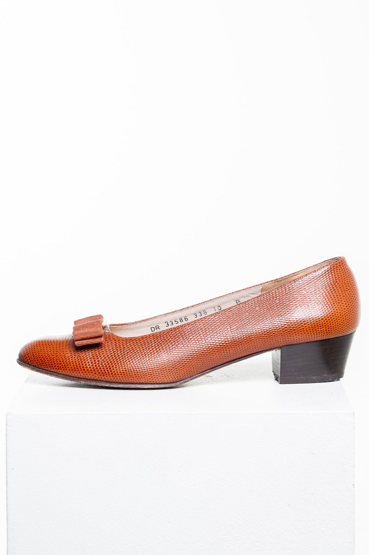 Brown Lizard Vara Pump