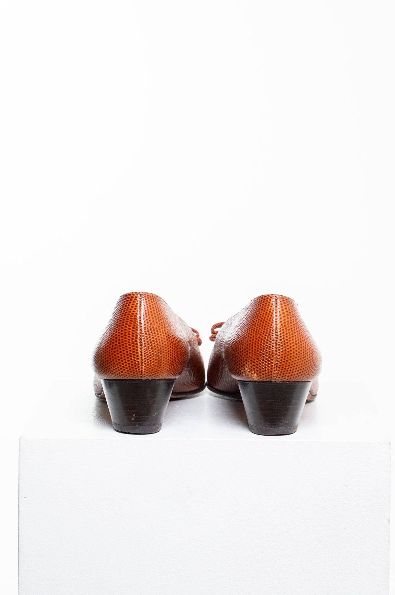 Brown Lizard Vara Pump