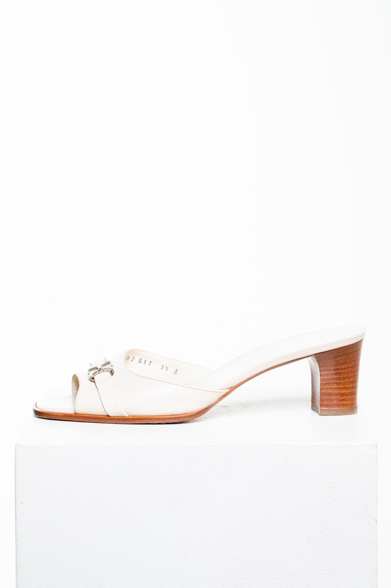 Vintage Beige Mule Sandal