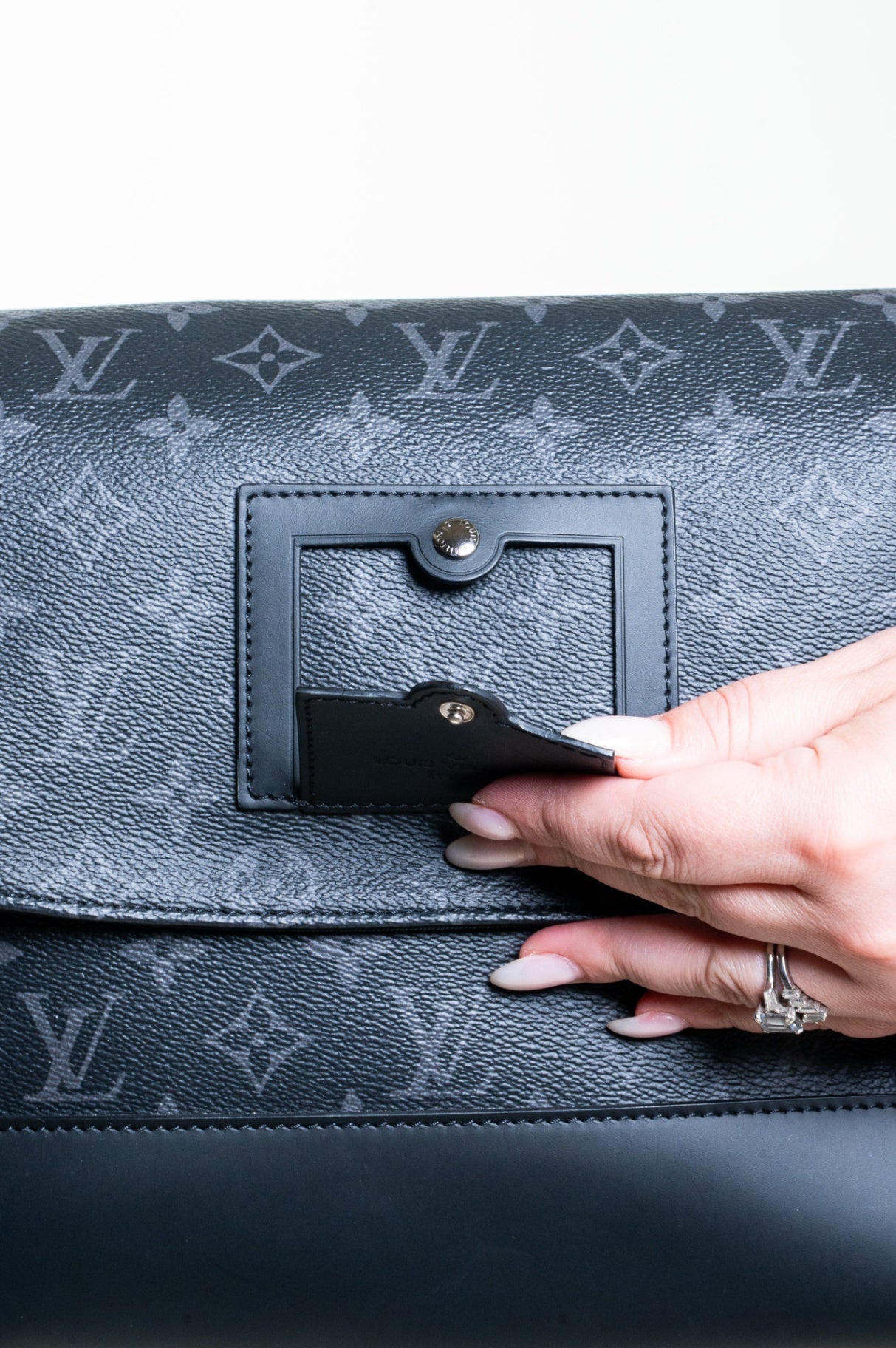 Black Monogram Eclipse Voyager PM