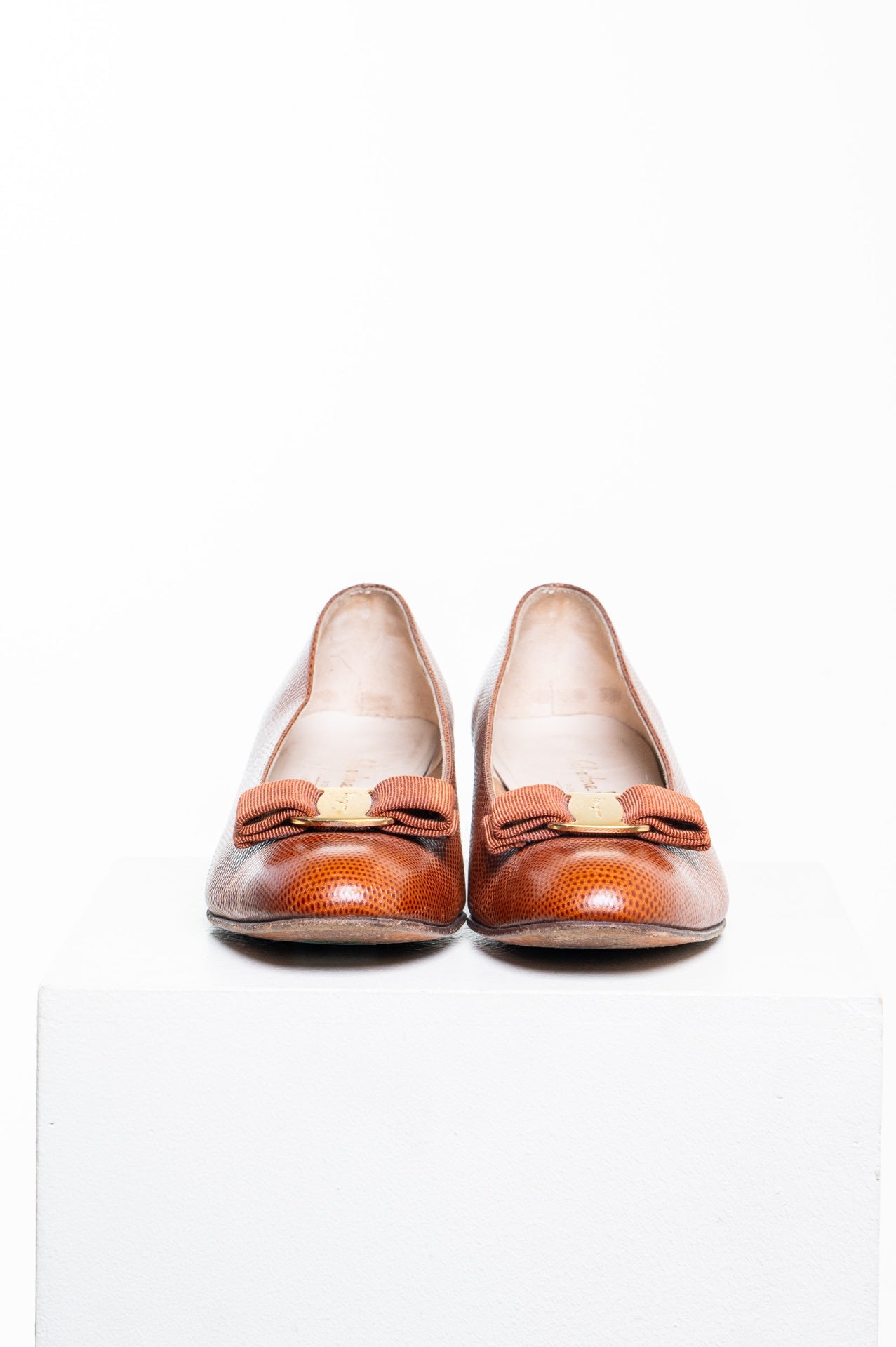 Brown Lizard Vara Pump