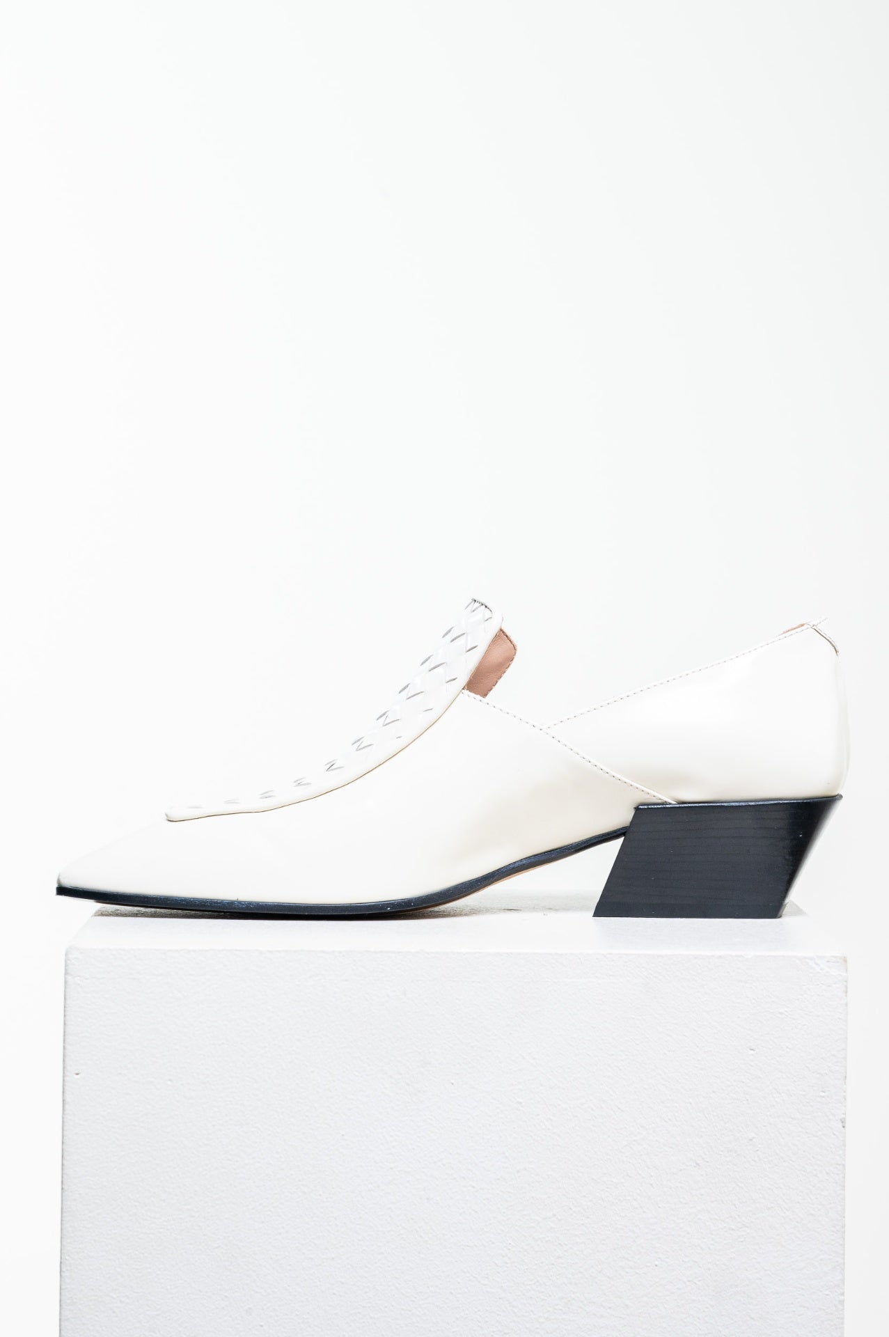 White Leather Ventura Loafer