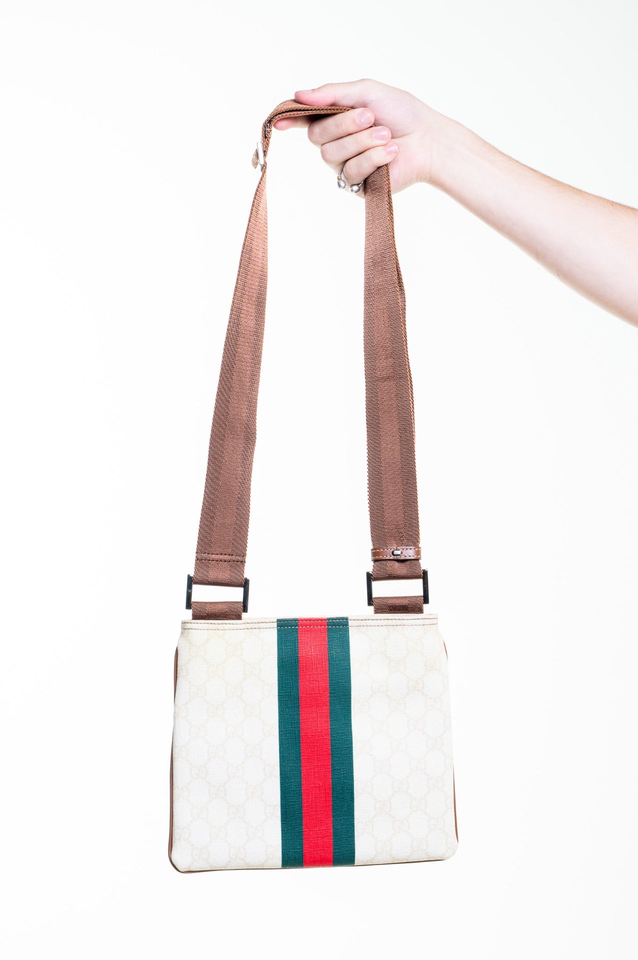 GG Supreme Web crossbody bag