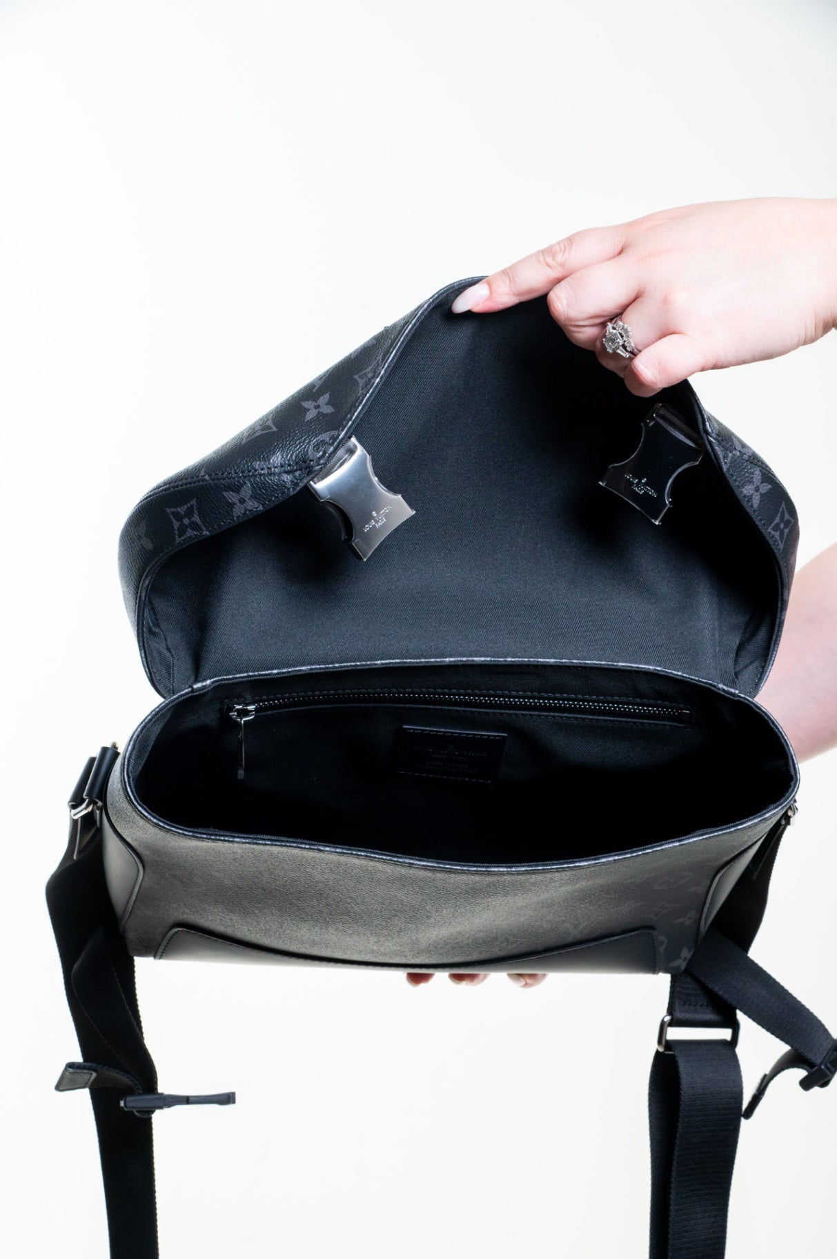 Black Monogram Eclipse Voyager PM