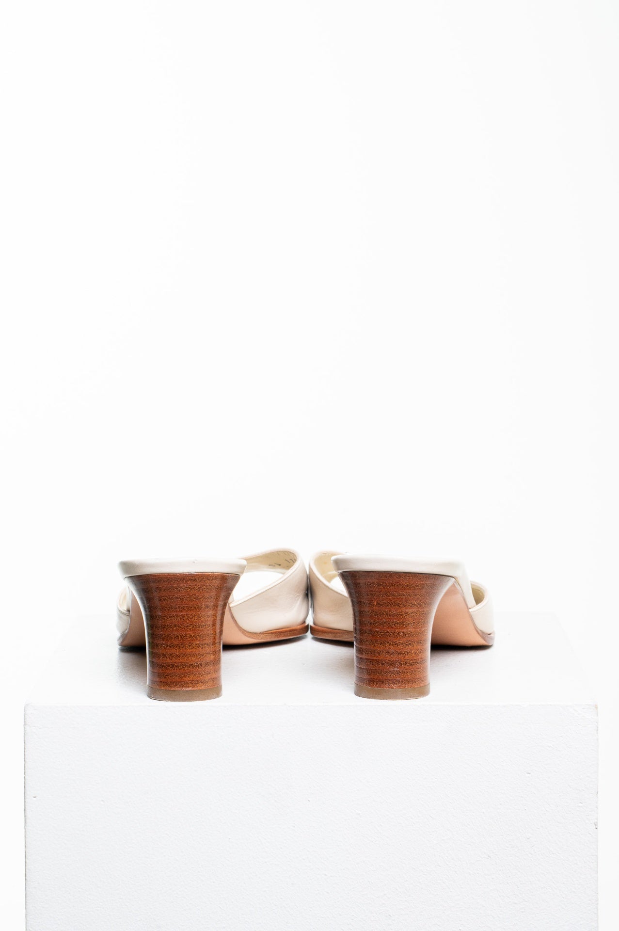 Vintage Beige Mule Sandal