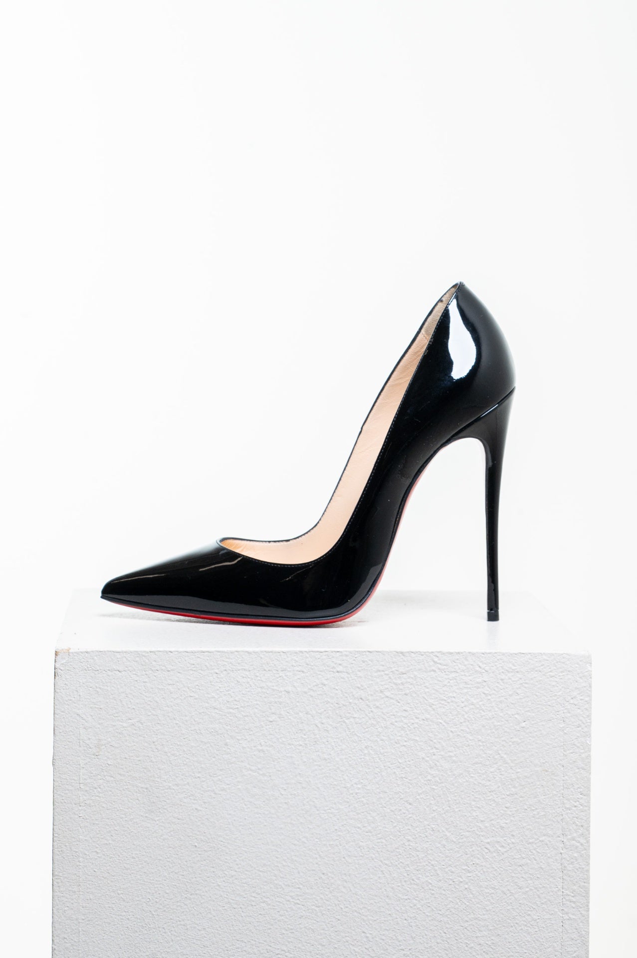 Black So Kate 120mm Patent Leather Pumps
