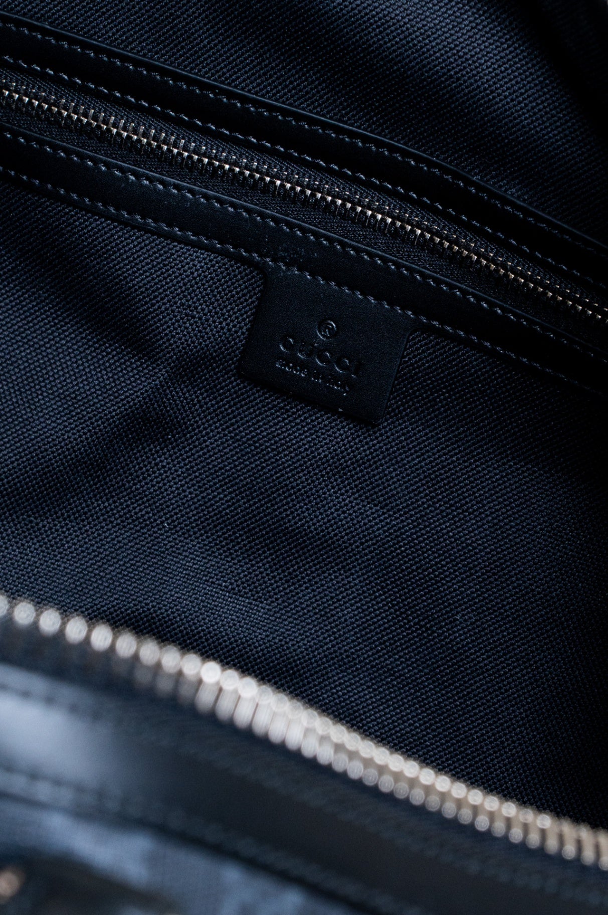 Black GG Supreme Carry On Duffle Bag