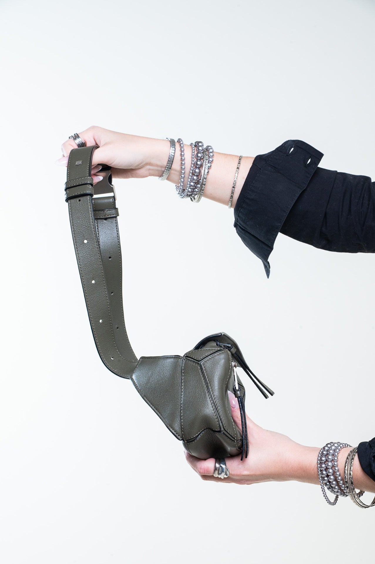 Olive green Puzzle Bumbag
