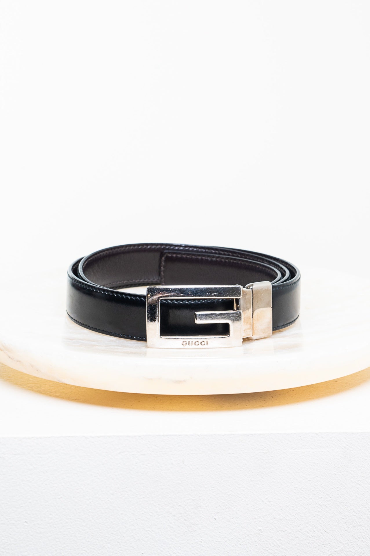 Black/Brown Reversible G-Logo Belt