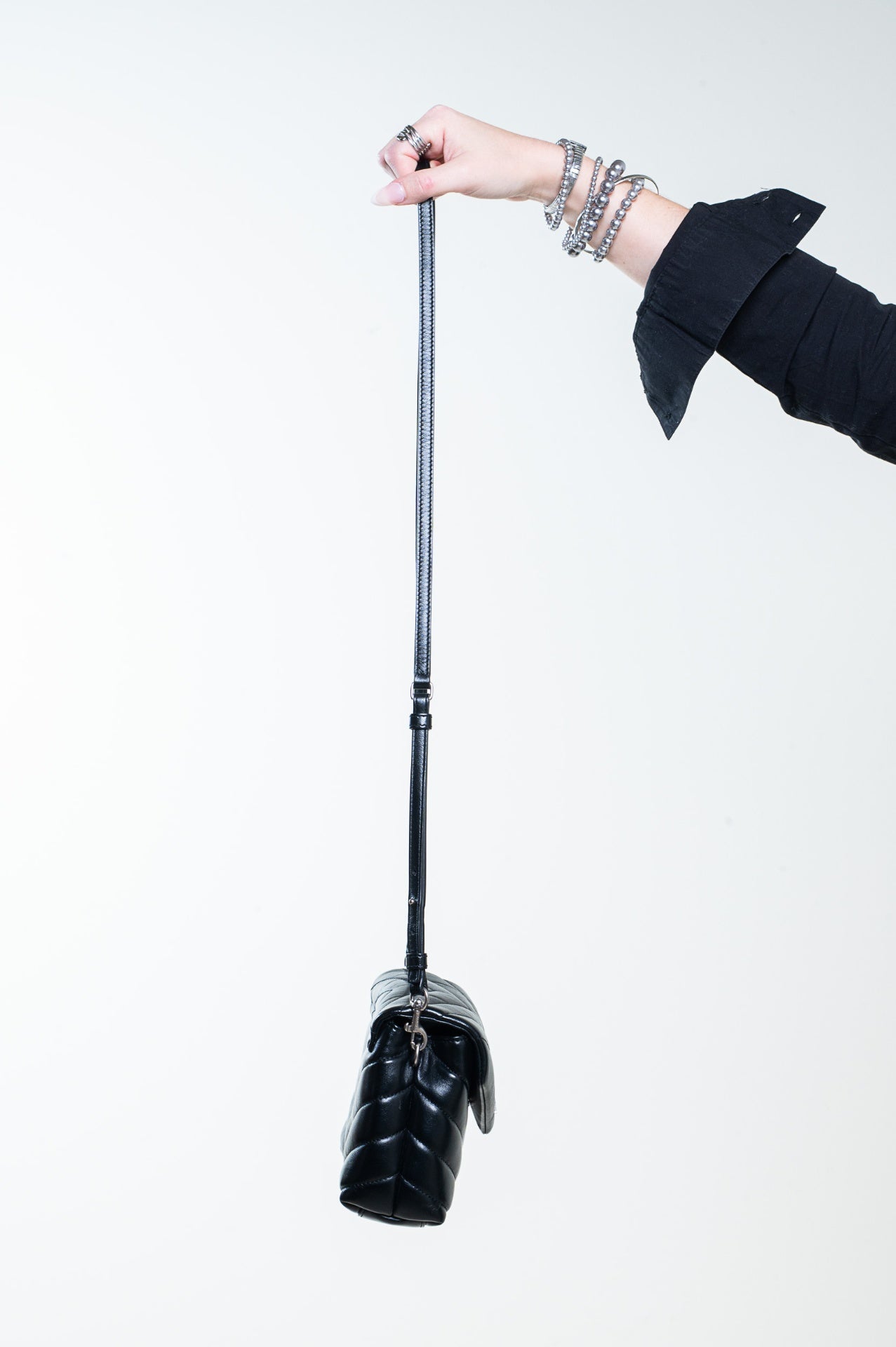 Black Toy Loulou Crossbody Bag