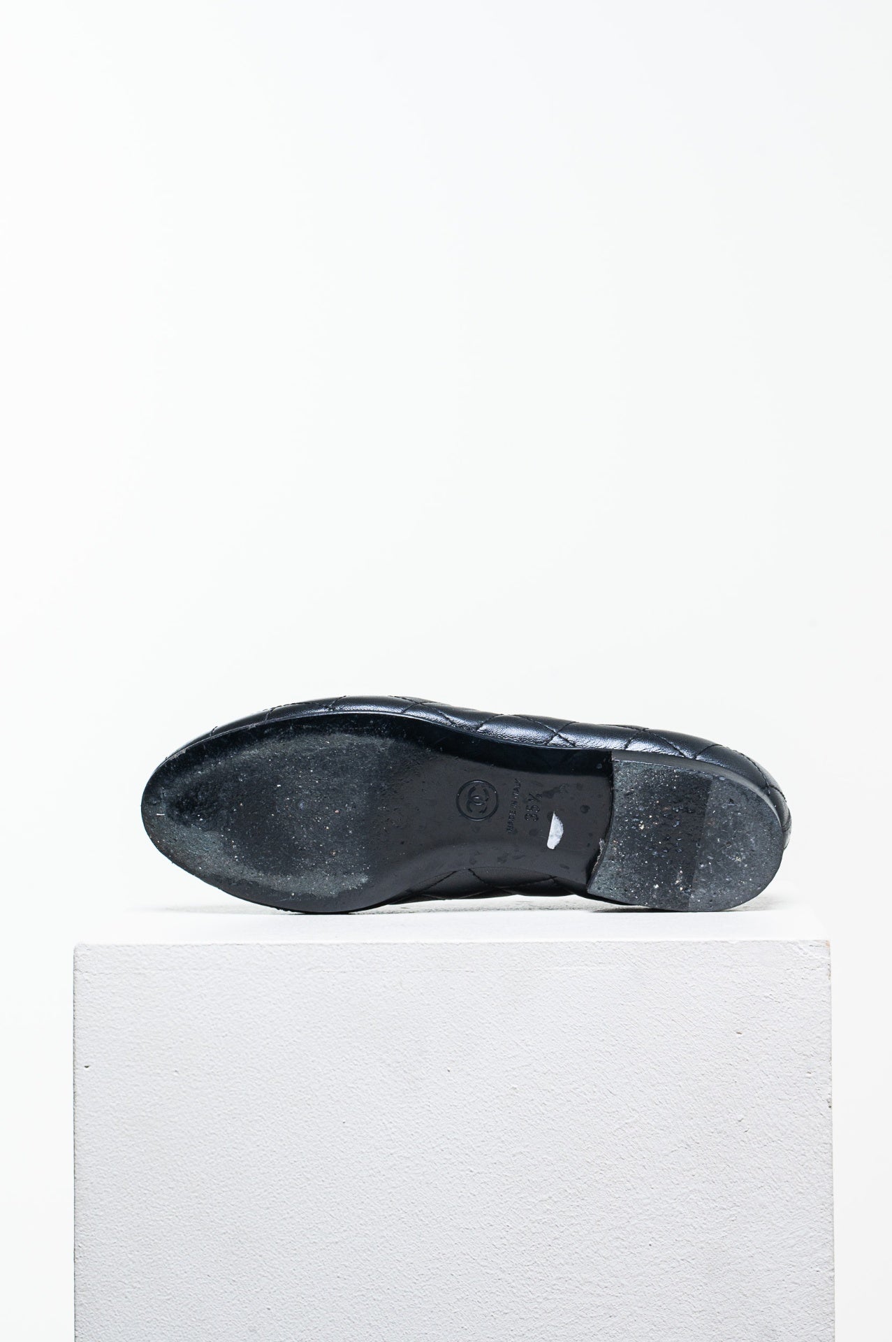 Black 19 Quilted Ballet Flat