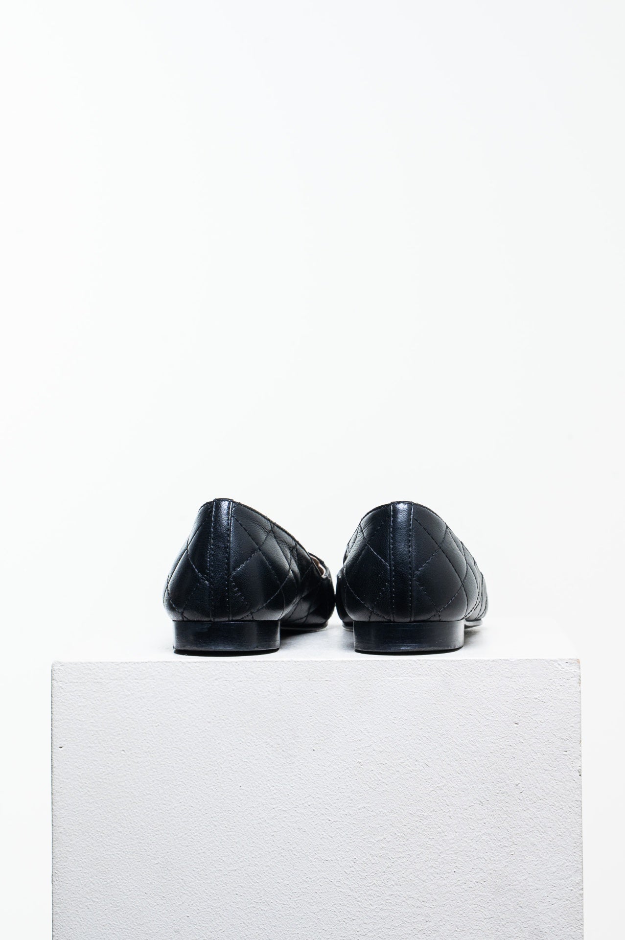 Black 19 Quilted Ballet Flat