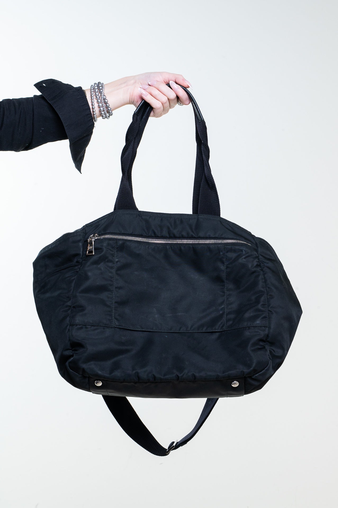 Black ReNylon Baby Bag
