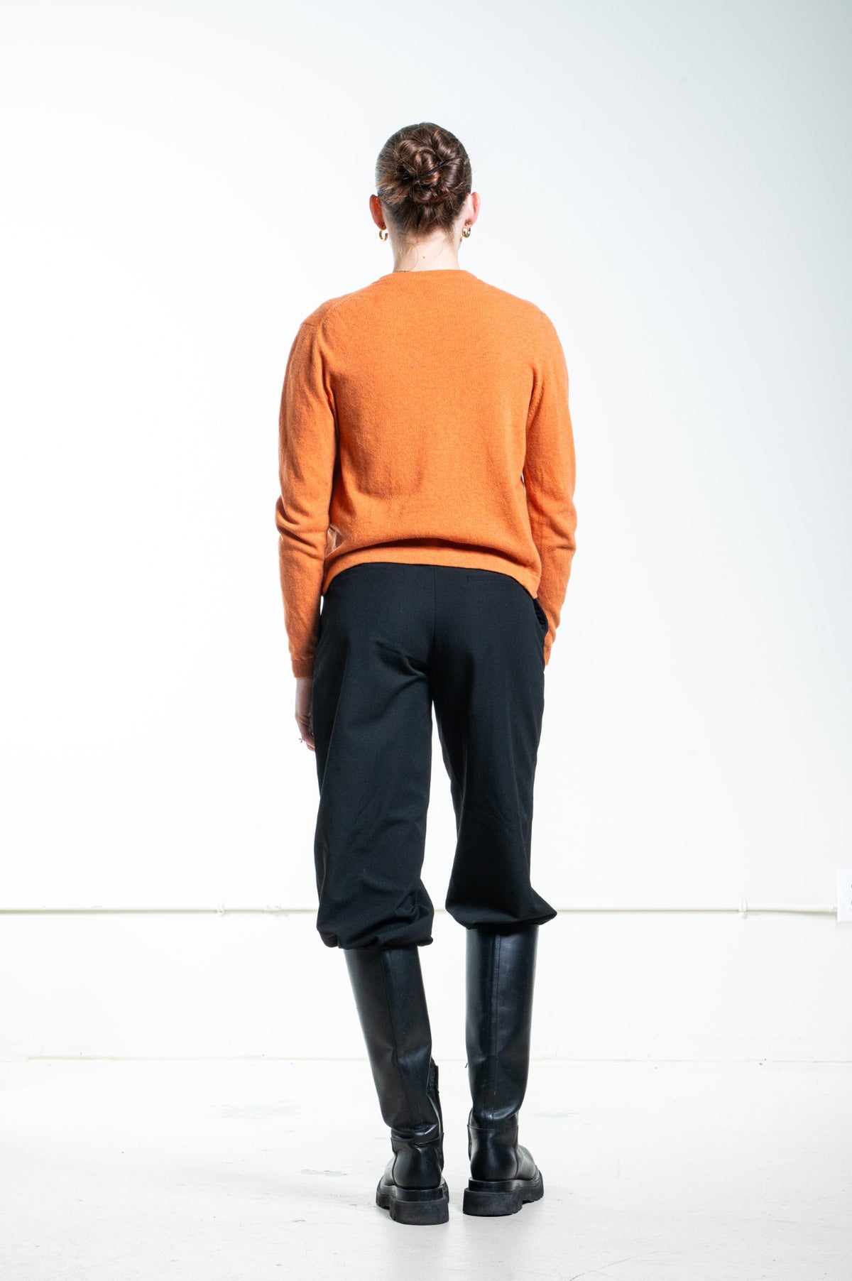 Orange Sweater Knit Twinset