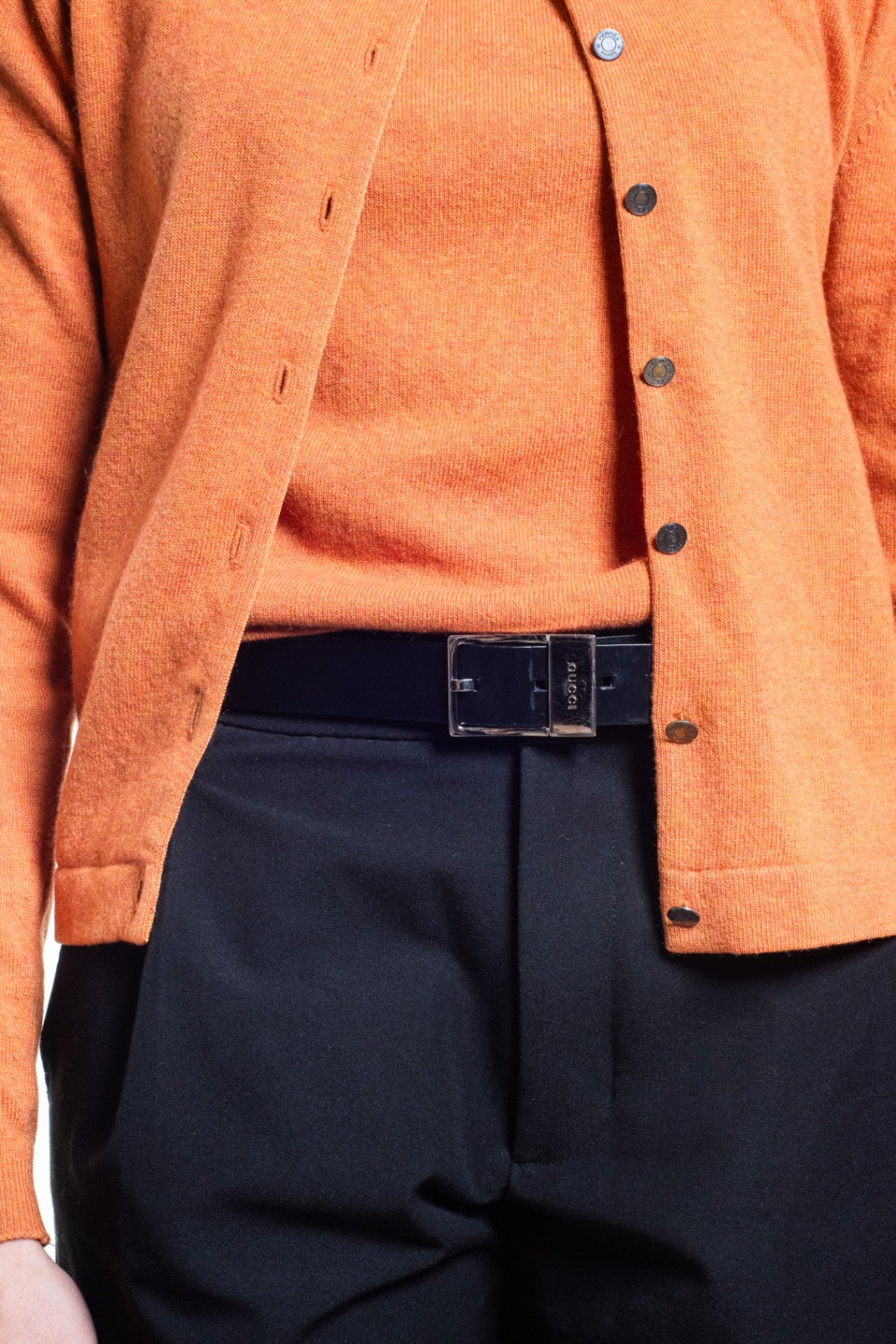 Orange Sweater Knit Twinset
